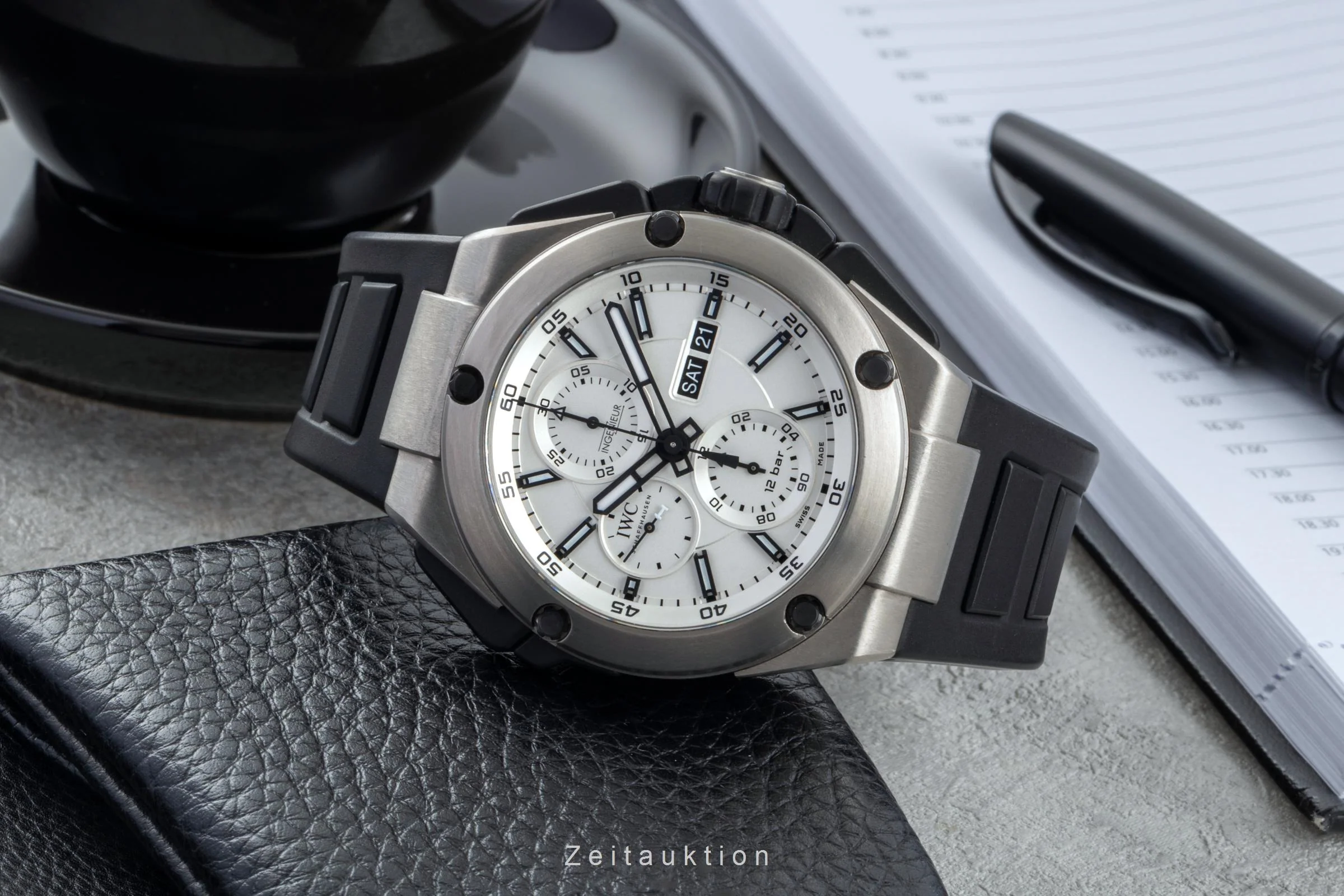 IWC Ingenieur chronograph titanium automatic men's watch IW386501  [2507161] - Image 3