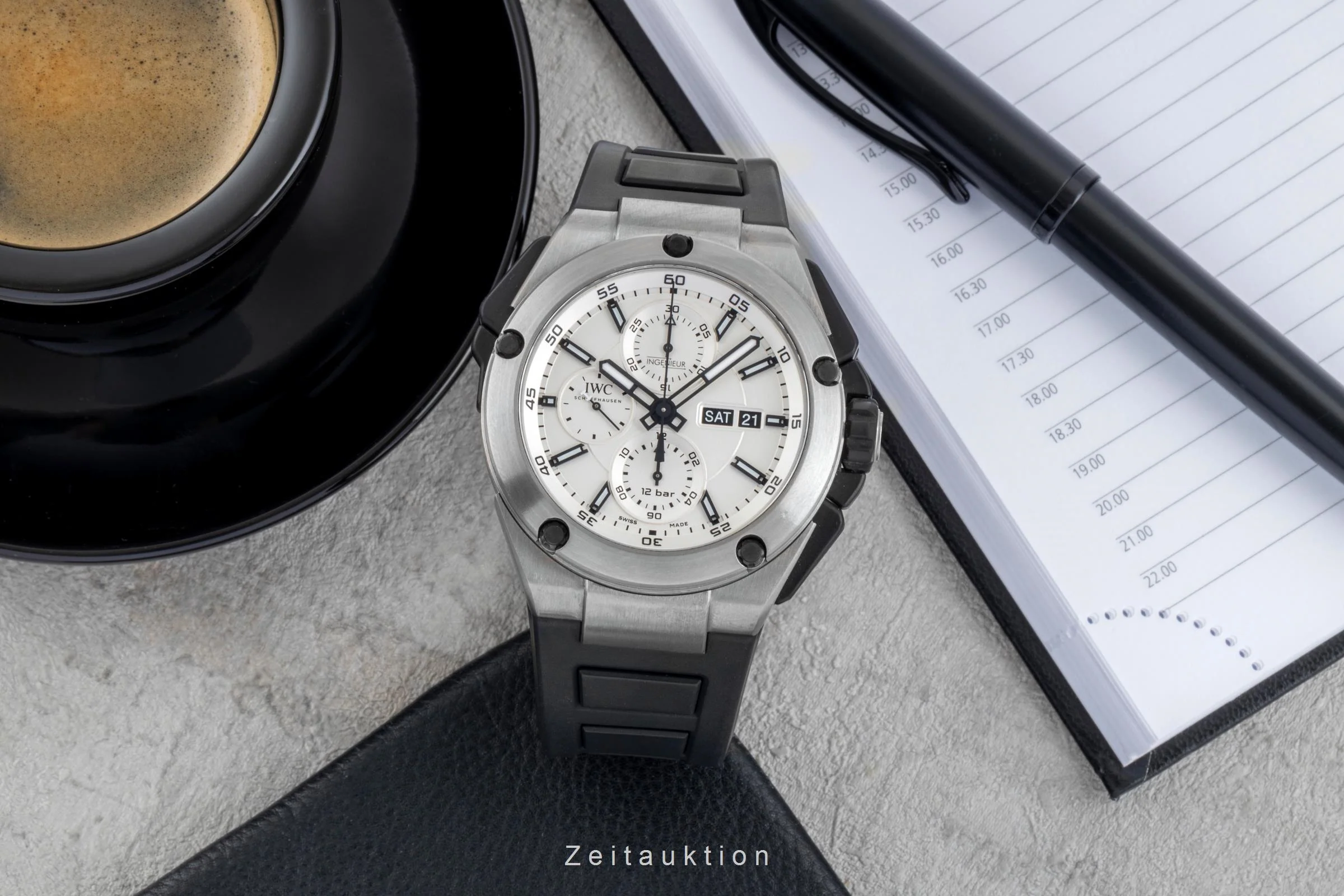 IWC Ingenieur chronograph titanium automatic men's watch IW386501  [2507161] - Image 4
