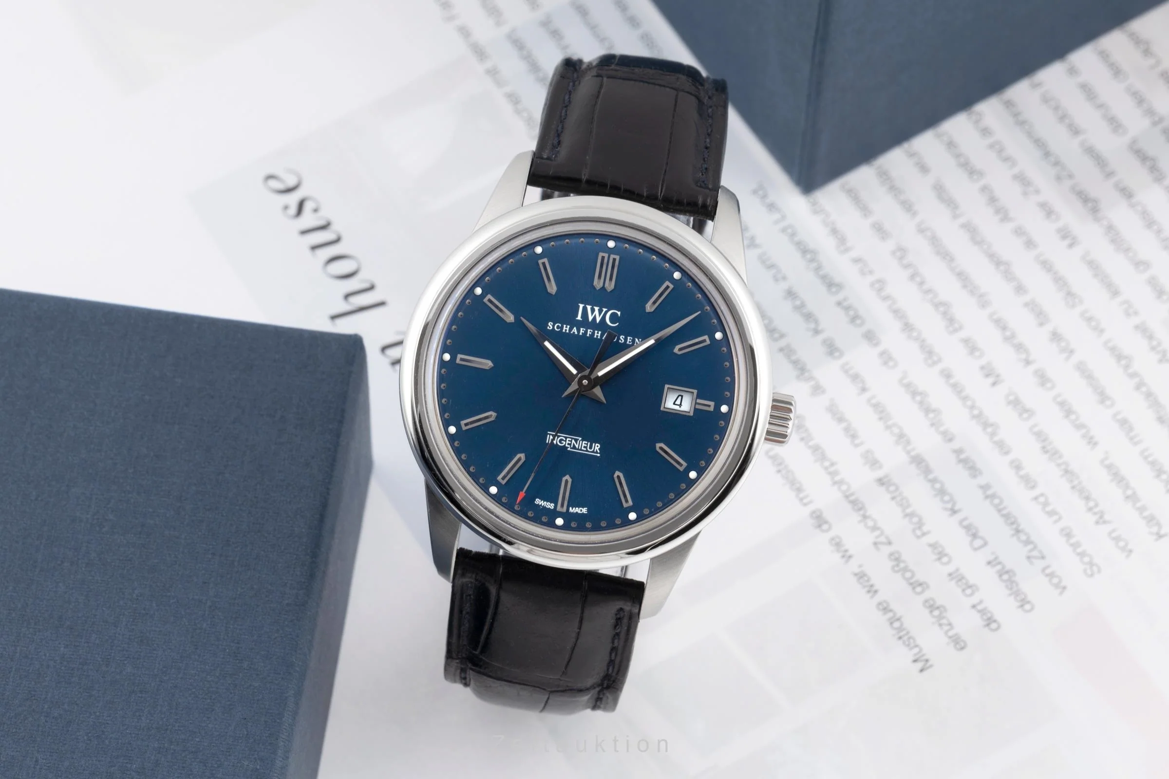 IWC Ingenieur steel automatic men's watch IW323310 Limited  [2504128] - Image 4