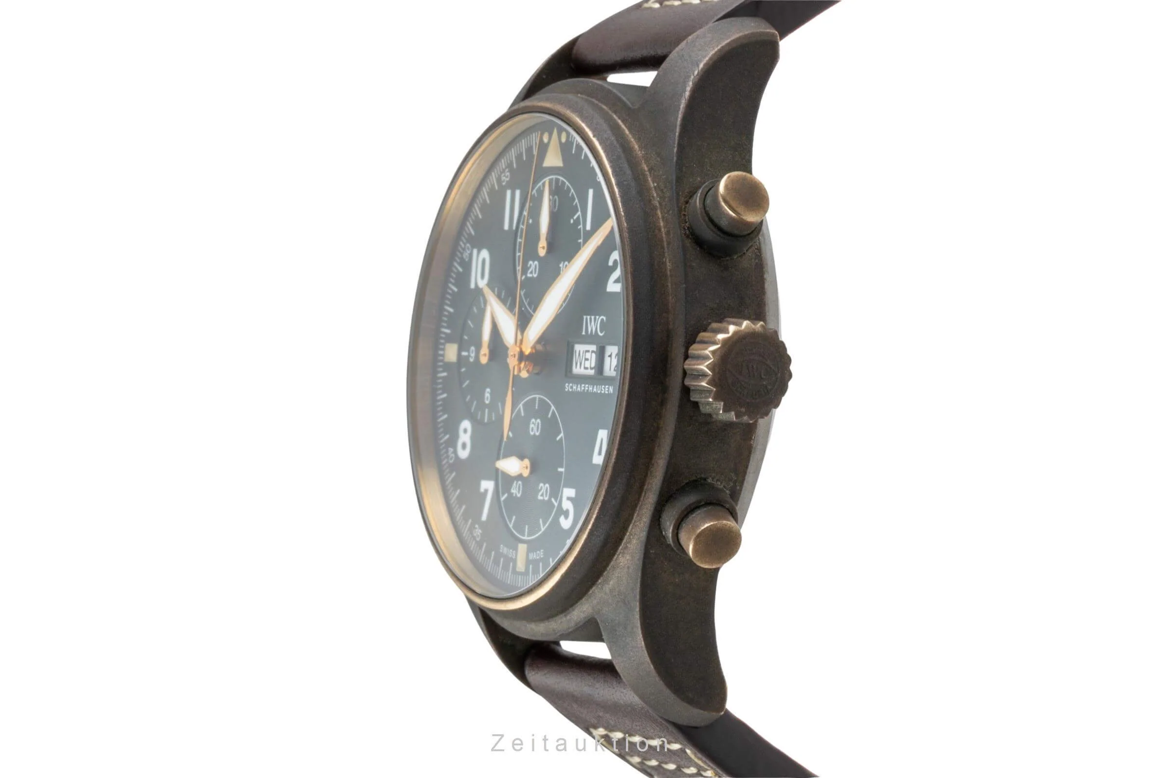 IWC Pilot chronograph bronze automatic men's watch IW387902 LP: 7800EUR  [2502268] - Image 7