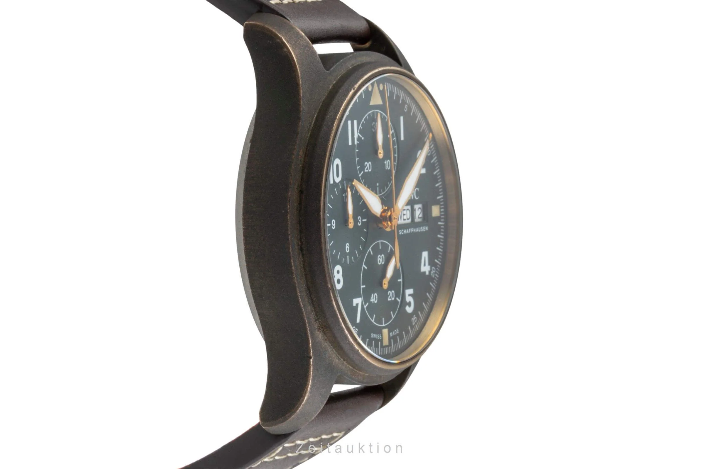 IWC Pilot chronograph bronze automatic men's watch IW387902 LP: 7800EUR  [2502268] - Image 8