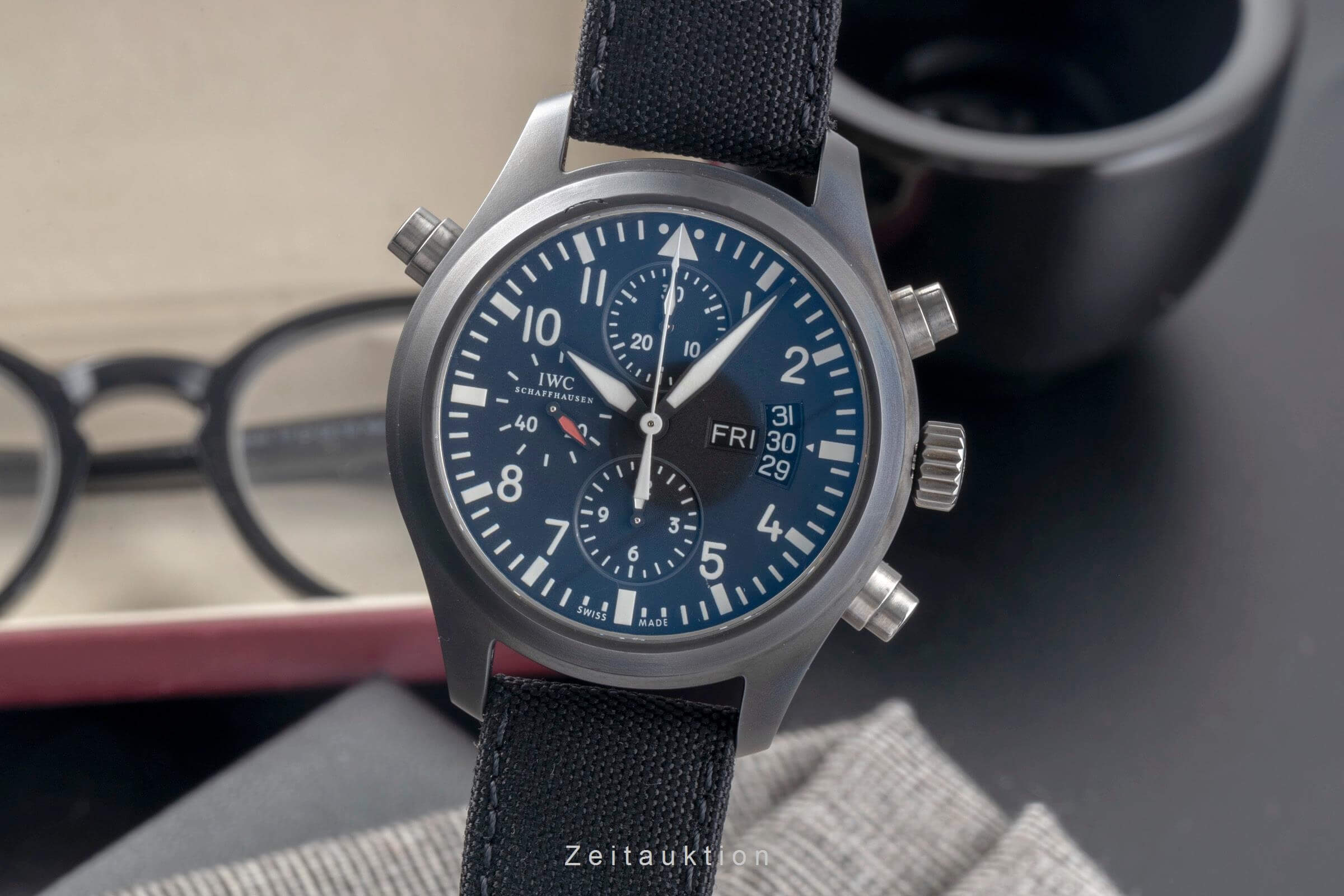 IWC Pilot chronograph ceramic automatic men's watch IW378601 Limited  [2406179] - Image 2