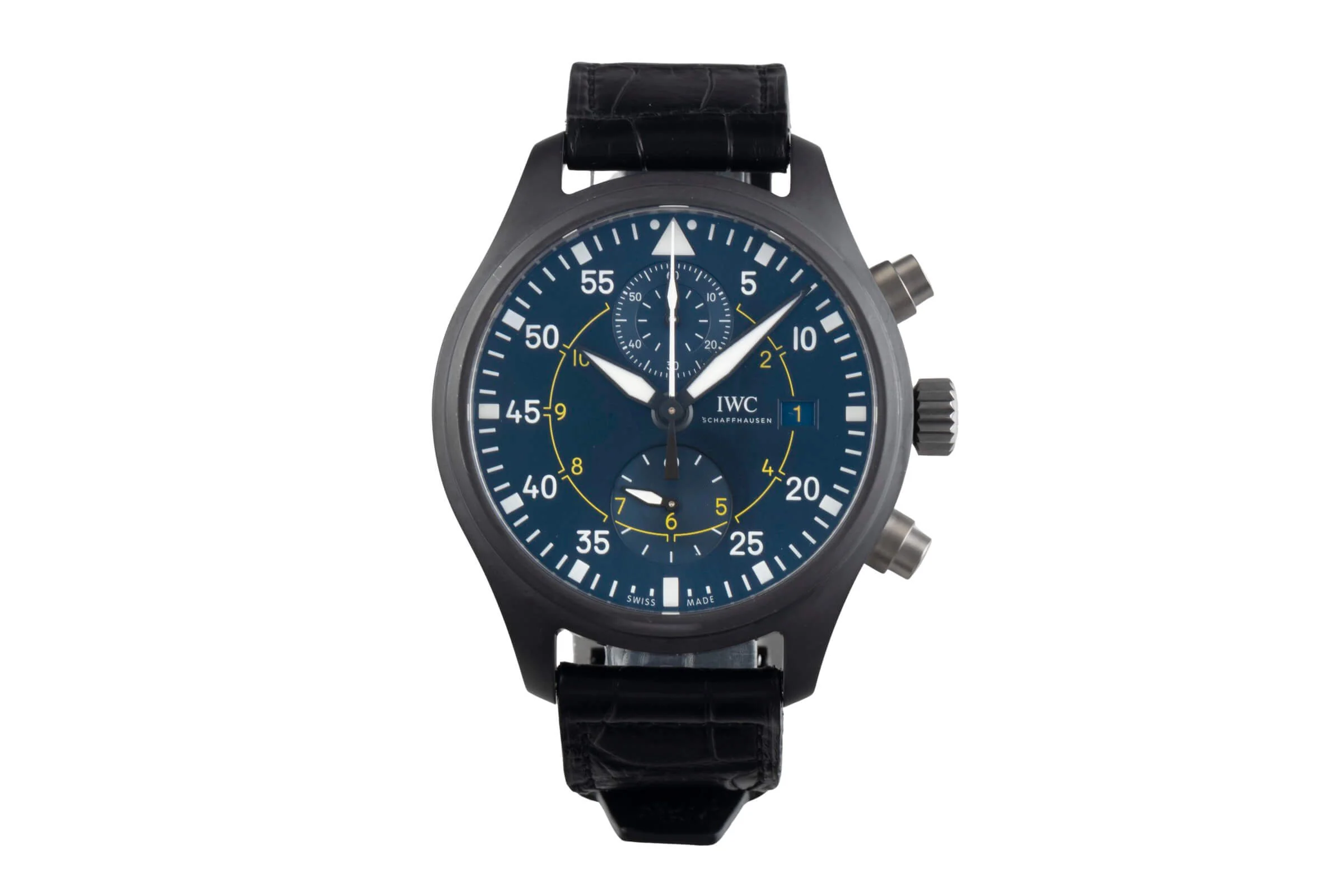 IWC Pilot chronograph ceramic automatic men's watch IW389008  [2500322] - Image 5