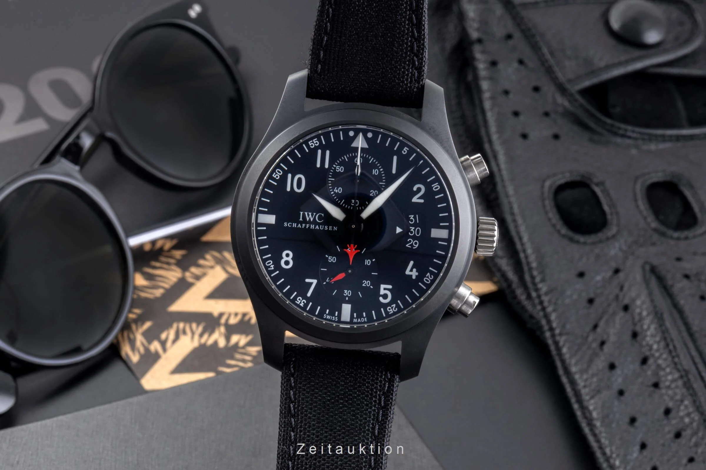 IWC Pilot chronograph ceramic / titanium automatic men's watch IW388001 LP: 9900EUR  [2501056] - Image 2