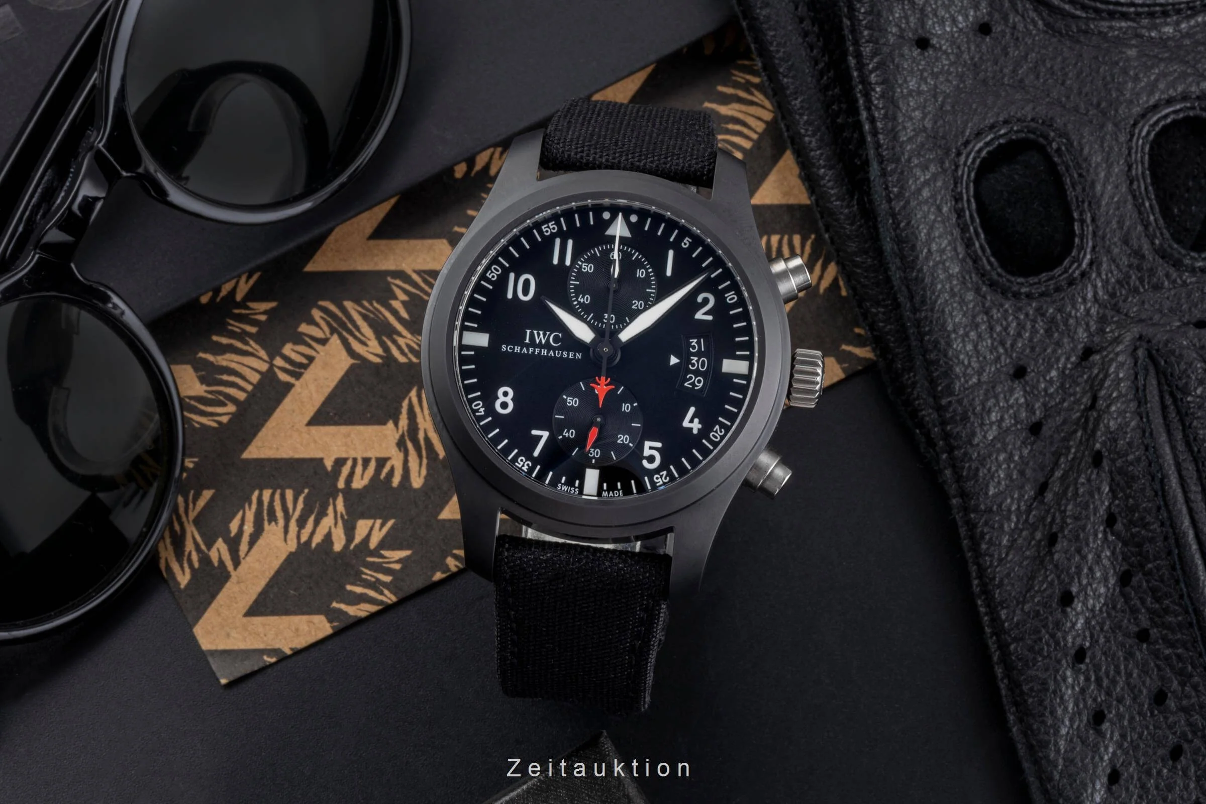 IWC Pilot chronograph ceramic / titanium automatic men's watch IW388001 LP: 9900EUR  [2501056] - Image 4