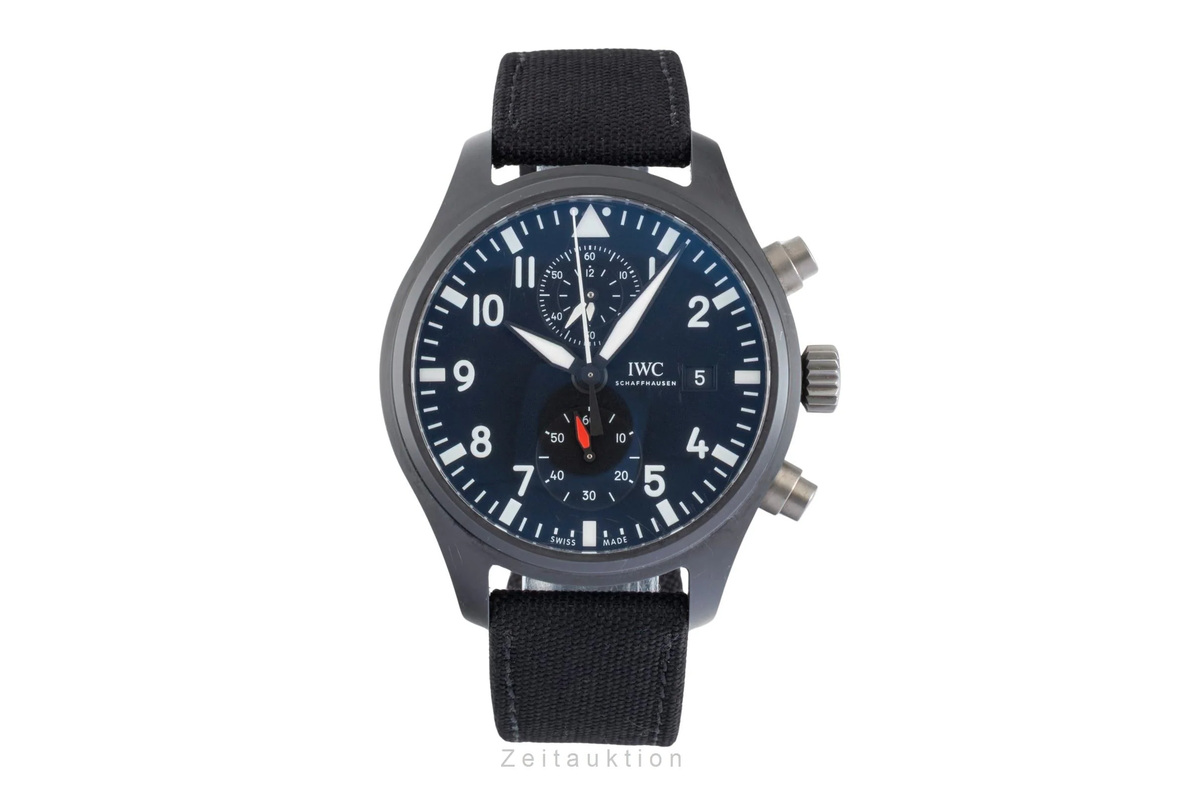 IWC Pilot chronograph ceramic / titanium automatic men's watch IW389001 LP: 9900EUR  [2506356] - Image 5