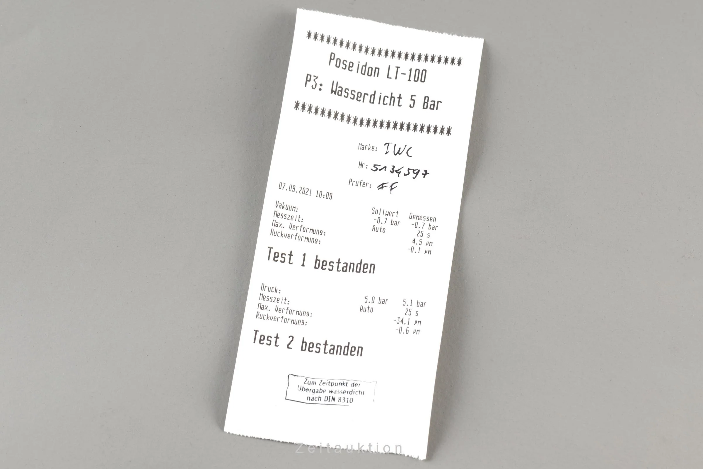 IWC Pilot chronograph steel automatic men's watch 3777  [2108302] - Image 12