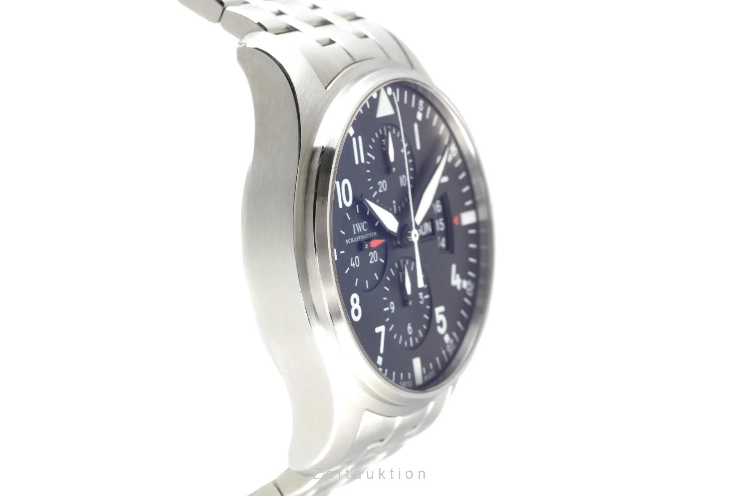 IWC Pilot chronograph steel automatic men's watch 3777  [2108302] - Image 7
