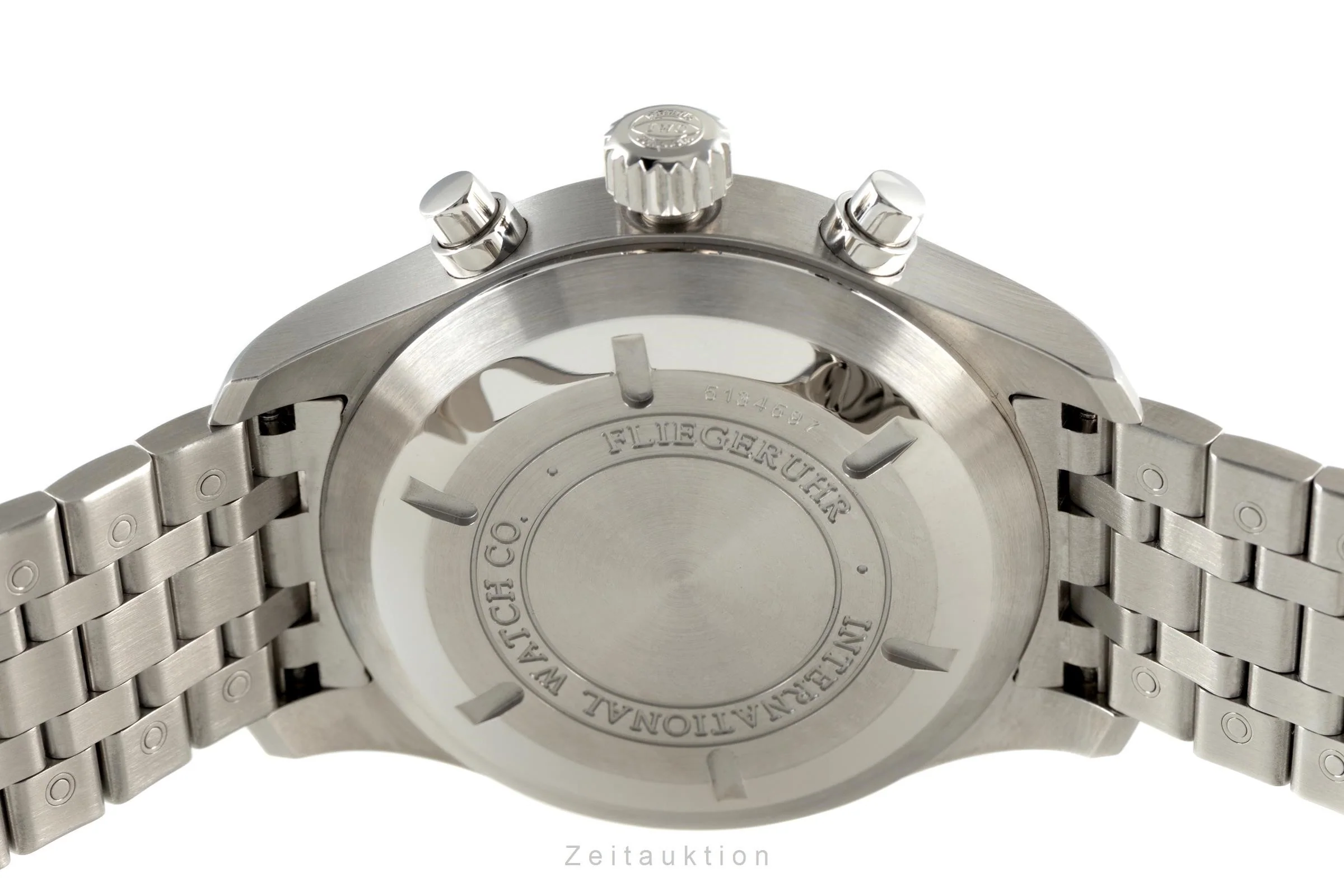 IWC Pilot chronograph steel automatic men's watch 3777  [2108302] - Image 9
