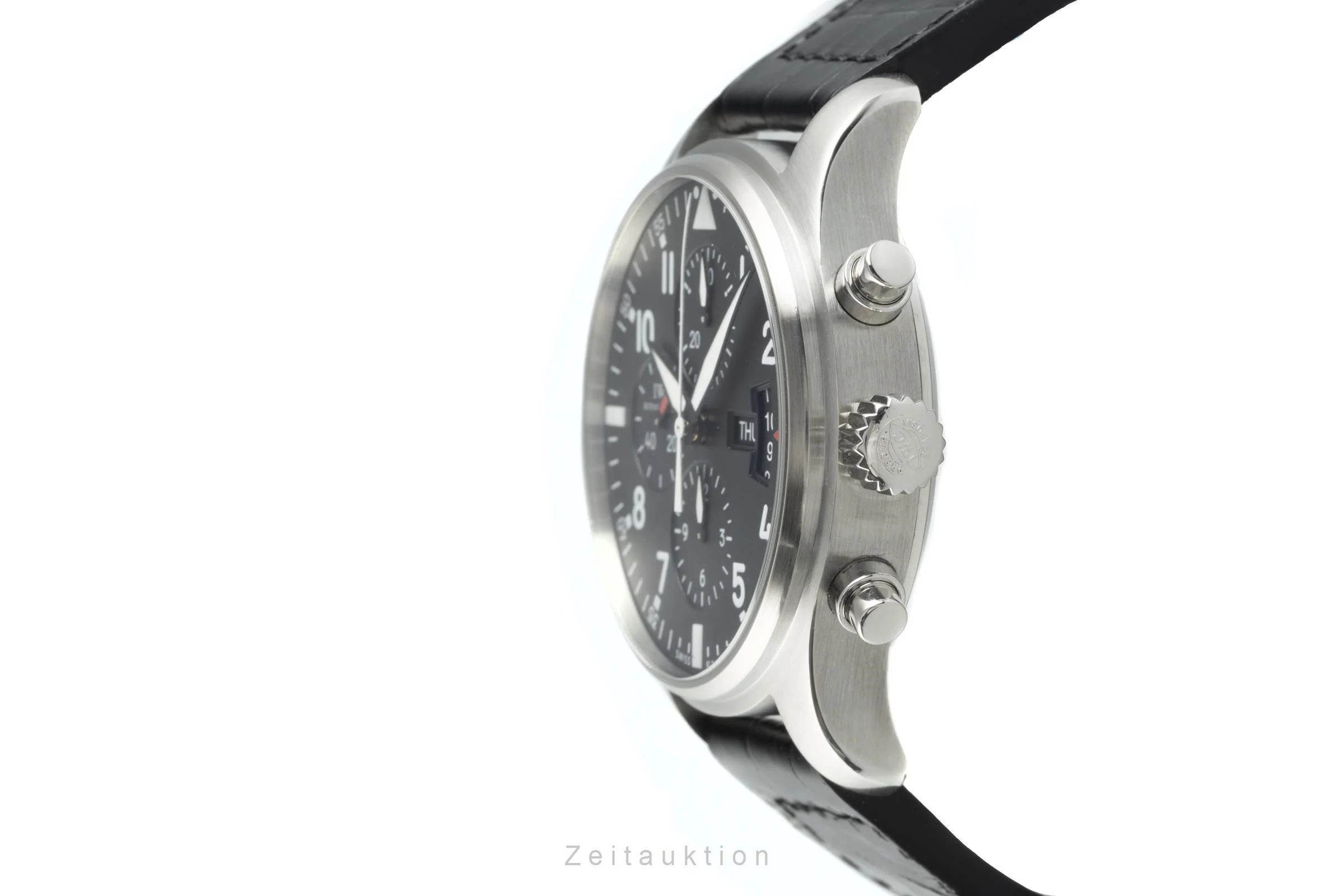 IWC Pilot chronograph steel automatic men's watch 3777 LP: 5900EUR  [2109979] - Image 6