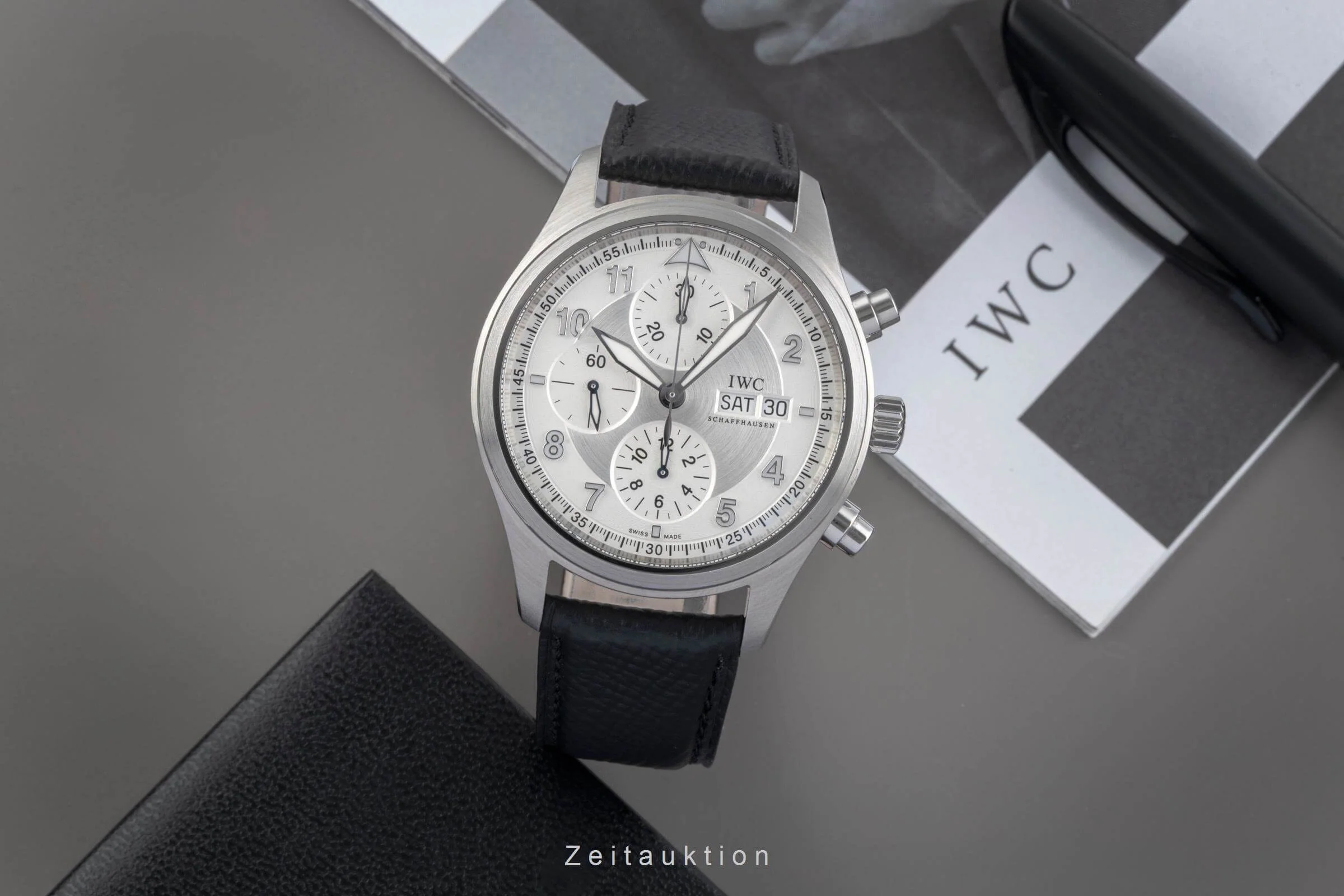 IWC Pilot chronograph steel automatic men's watch IW371705 LP: 7800EUR  [2501041] - Image 4