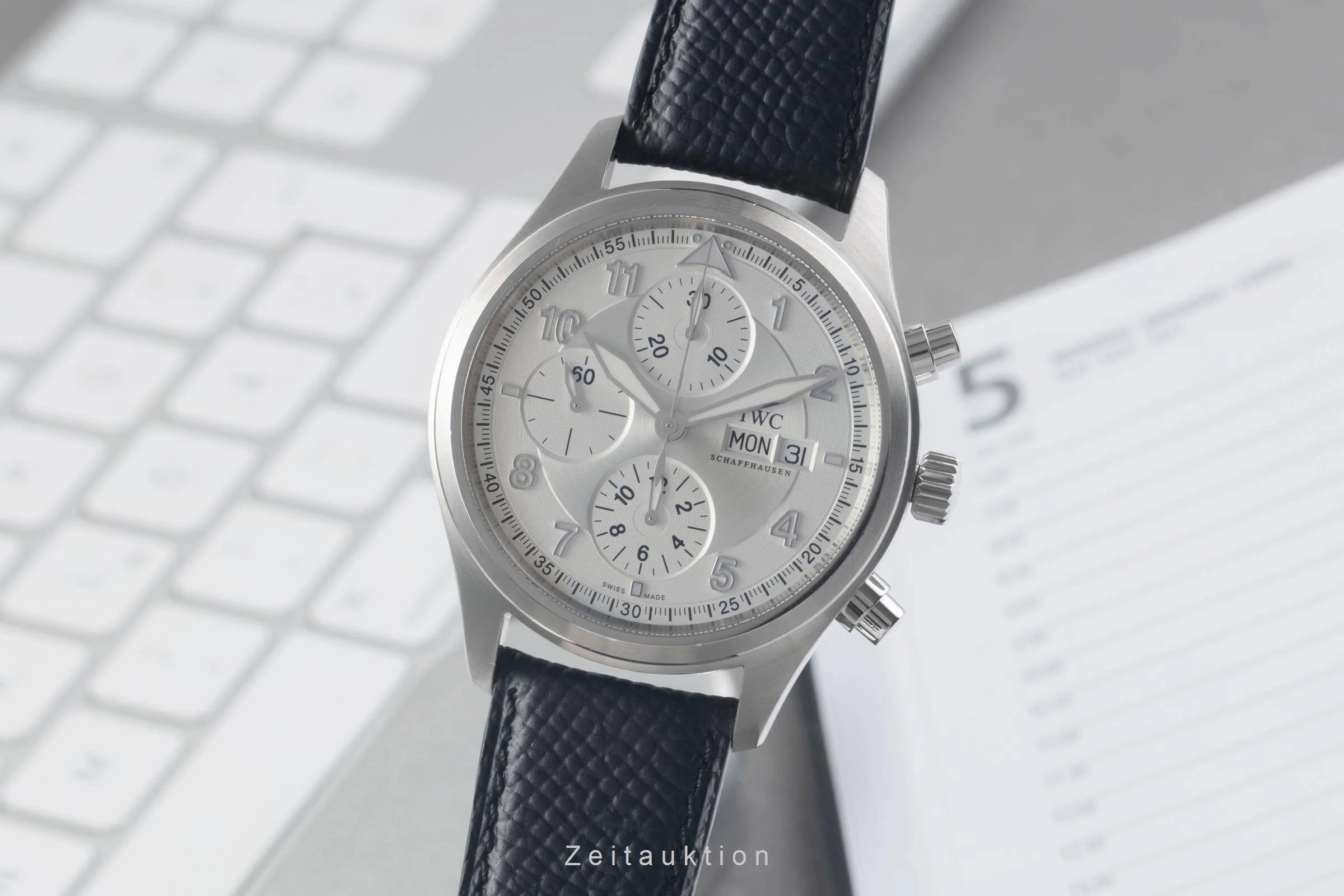 IWC Pilot chronograph steel automatic men's watch IW371705 LP: 7800EUR  [2501042] - Image 2