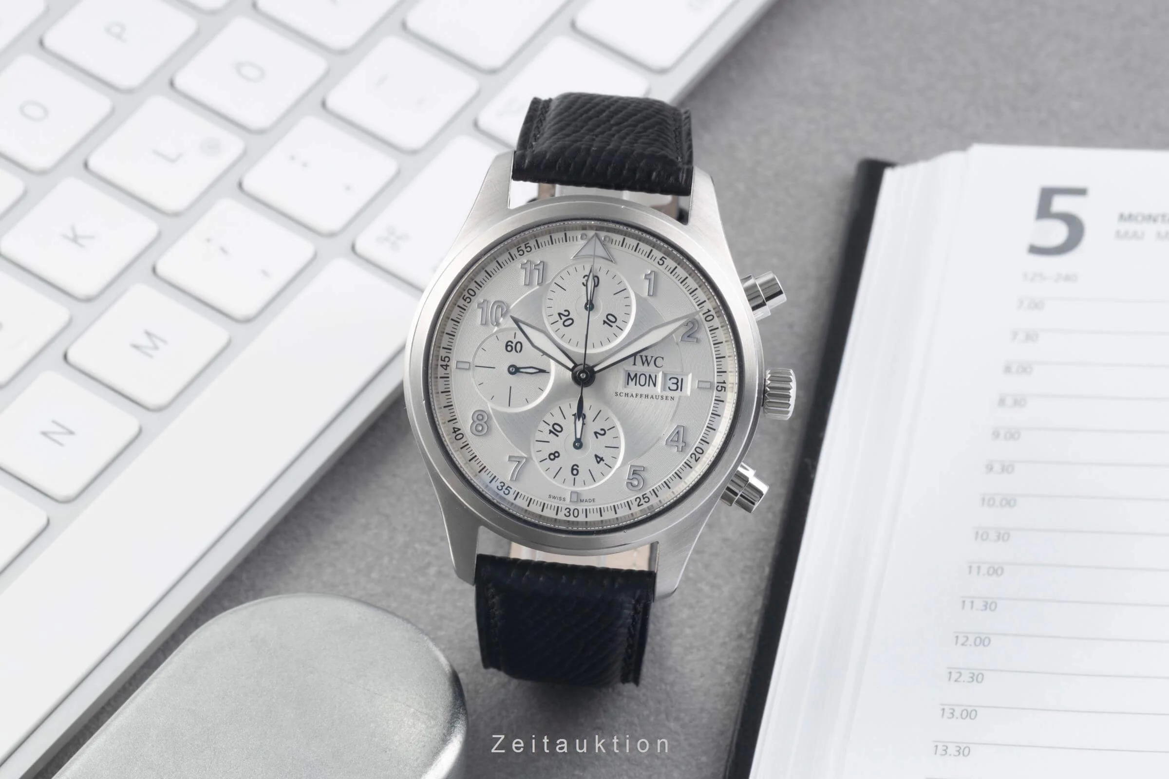 IWC Pilot chronograph steel automatic men's watch IW371705 LP: 7800EUR  [2501042] - Image 4