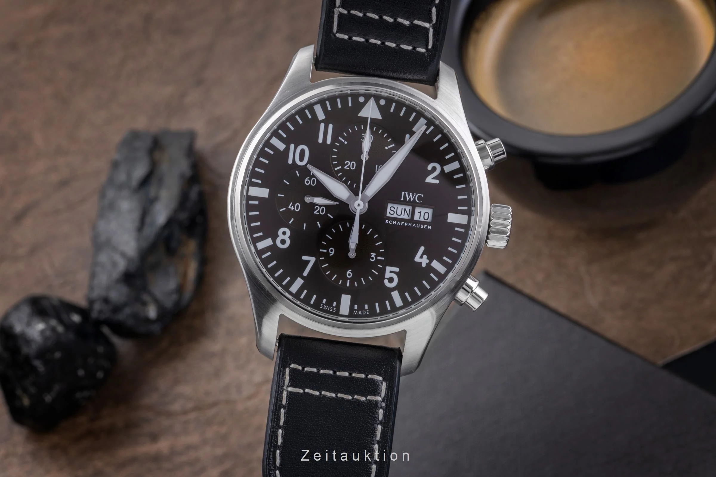 IWC Pilot chronograph steel automatic men's watch IW377713 LP: 7800EUR  [2504732] - Image 2