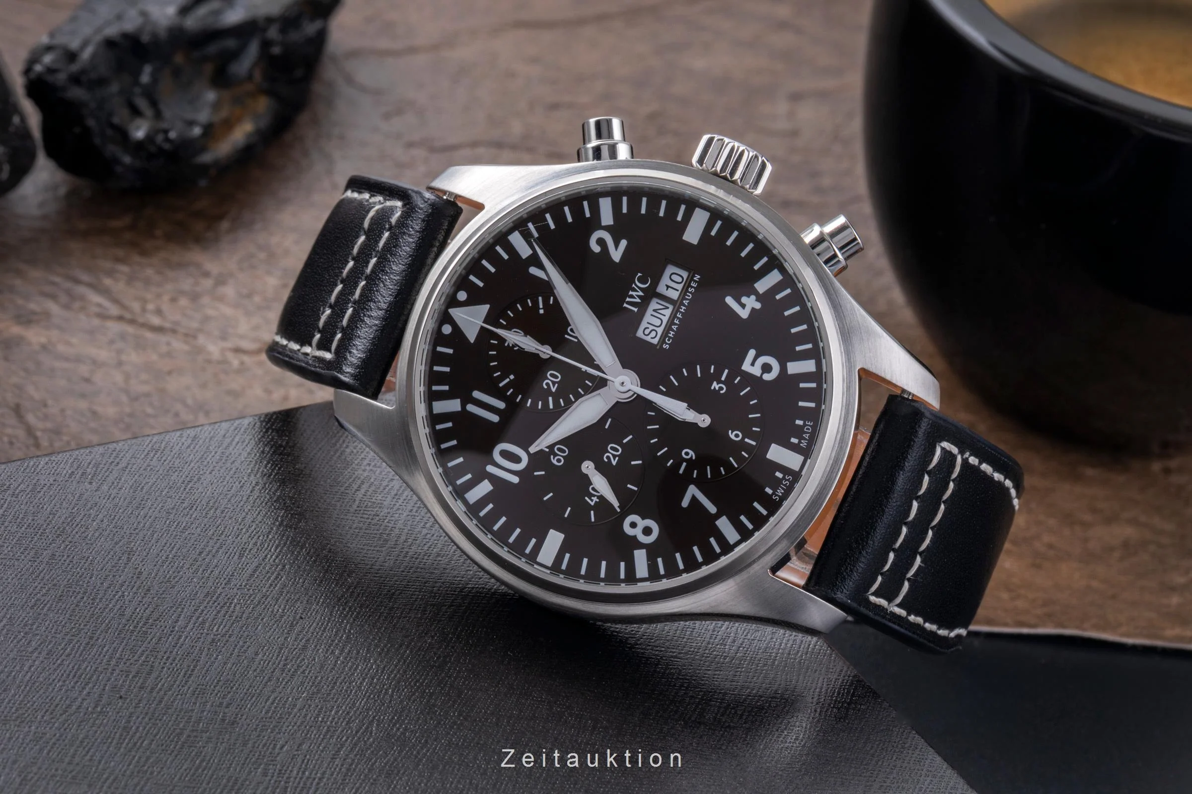 IWC Pilot chronograph steel automatic men's watch IW377713 LP: 7800EUR  [2504732] - Image 3
