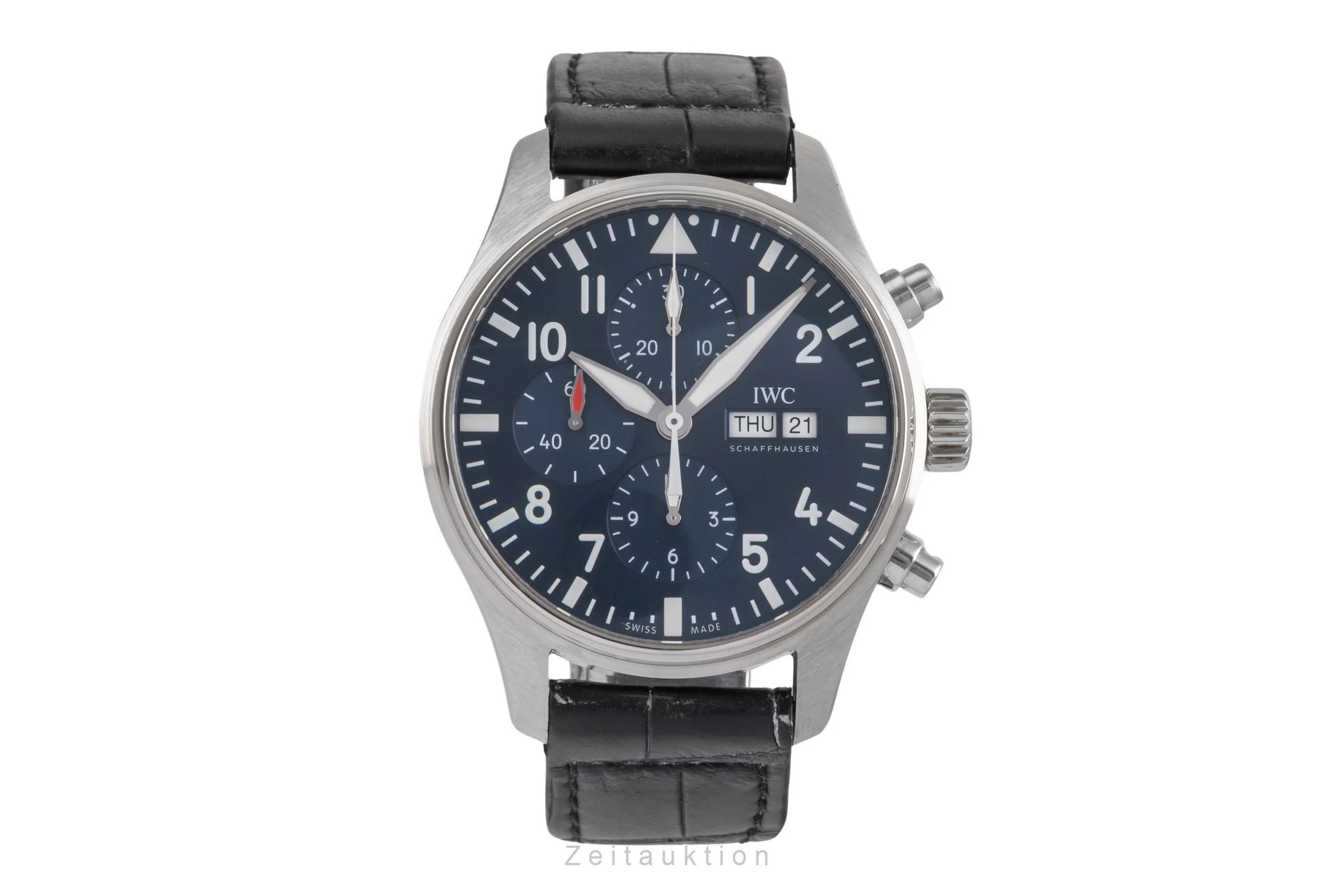 IWC Pilot chronograph steel automatic men's watch IW377714 LP: 7800EUR  [2504471] - Image 5