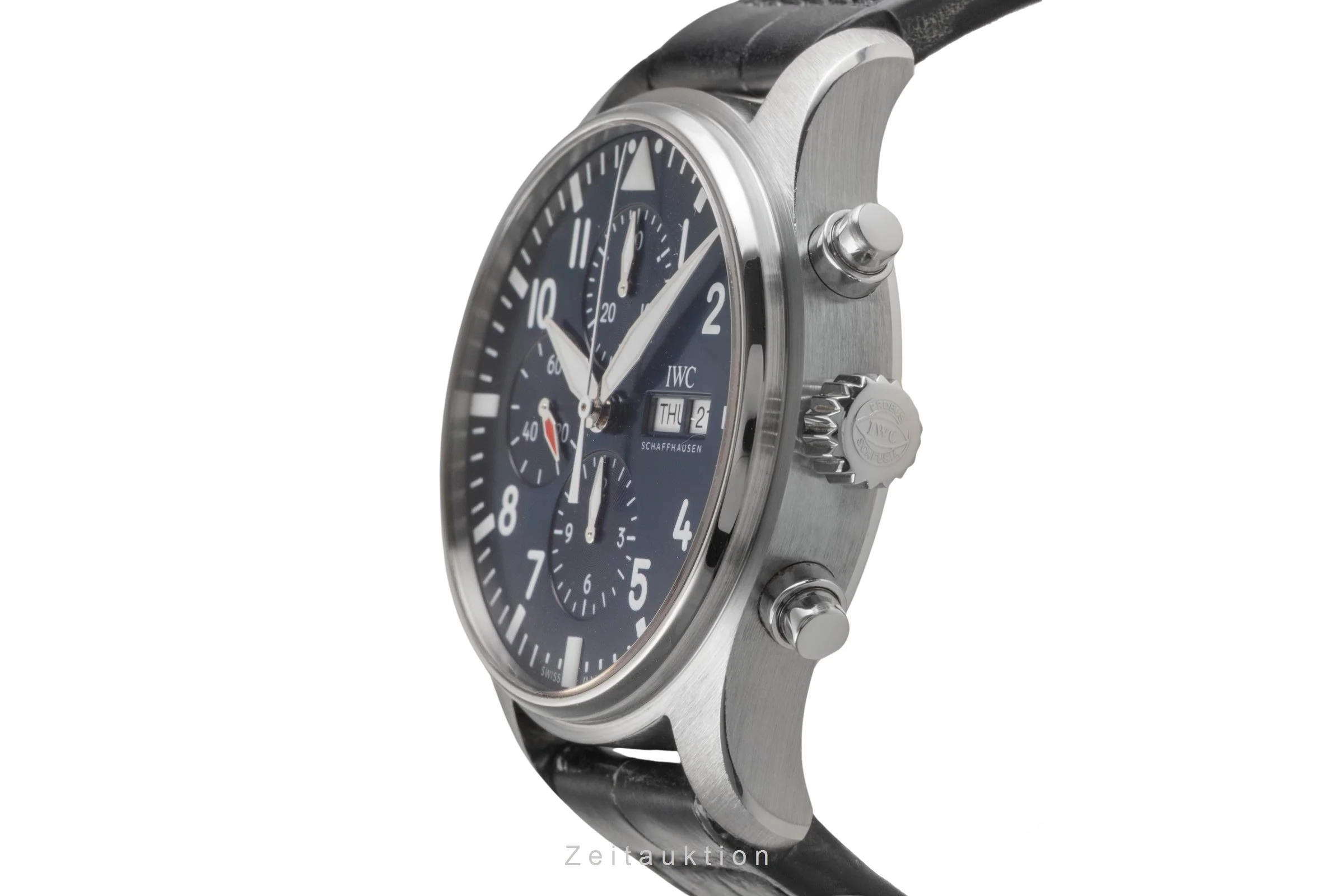 IWC Pilot chronograph steel automatic men's watch IW377714 LP: 7800EUR  [2504471] - Image 7