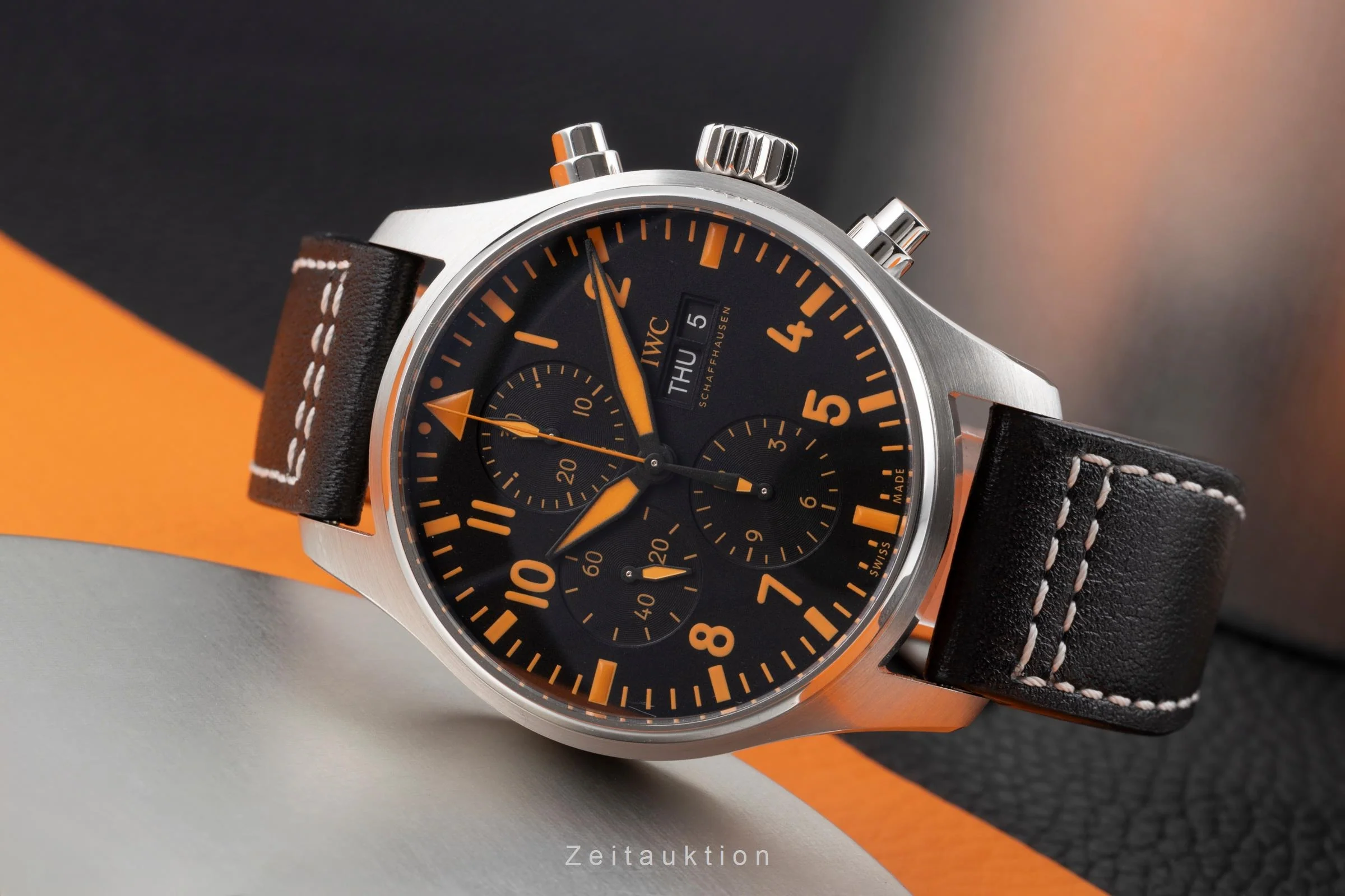 IWC Pilot chronograph steel automatic men's watch IW377730  [2505468] - Image 3