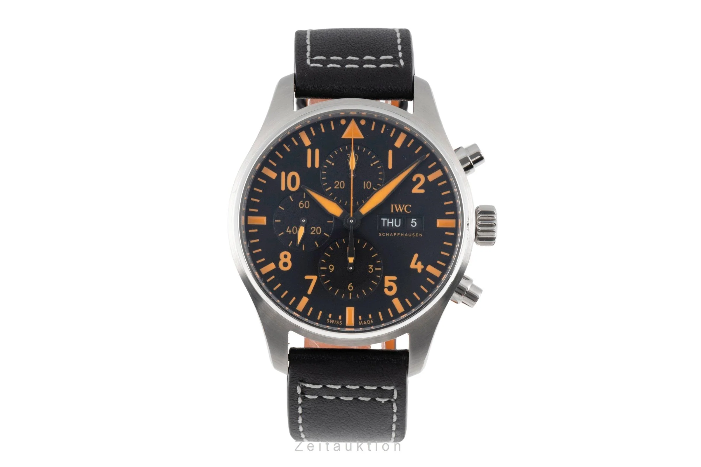 IWC Pilot chronograph steel automatic men's watch IW377730  [2505468] - Image 5