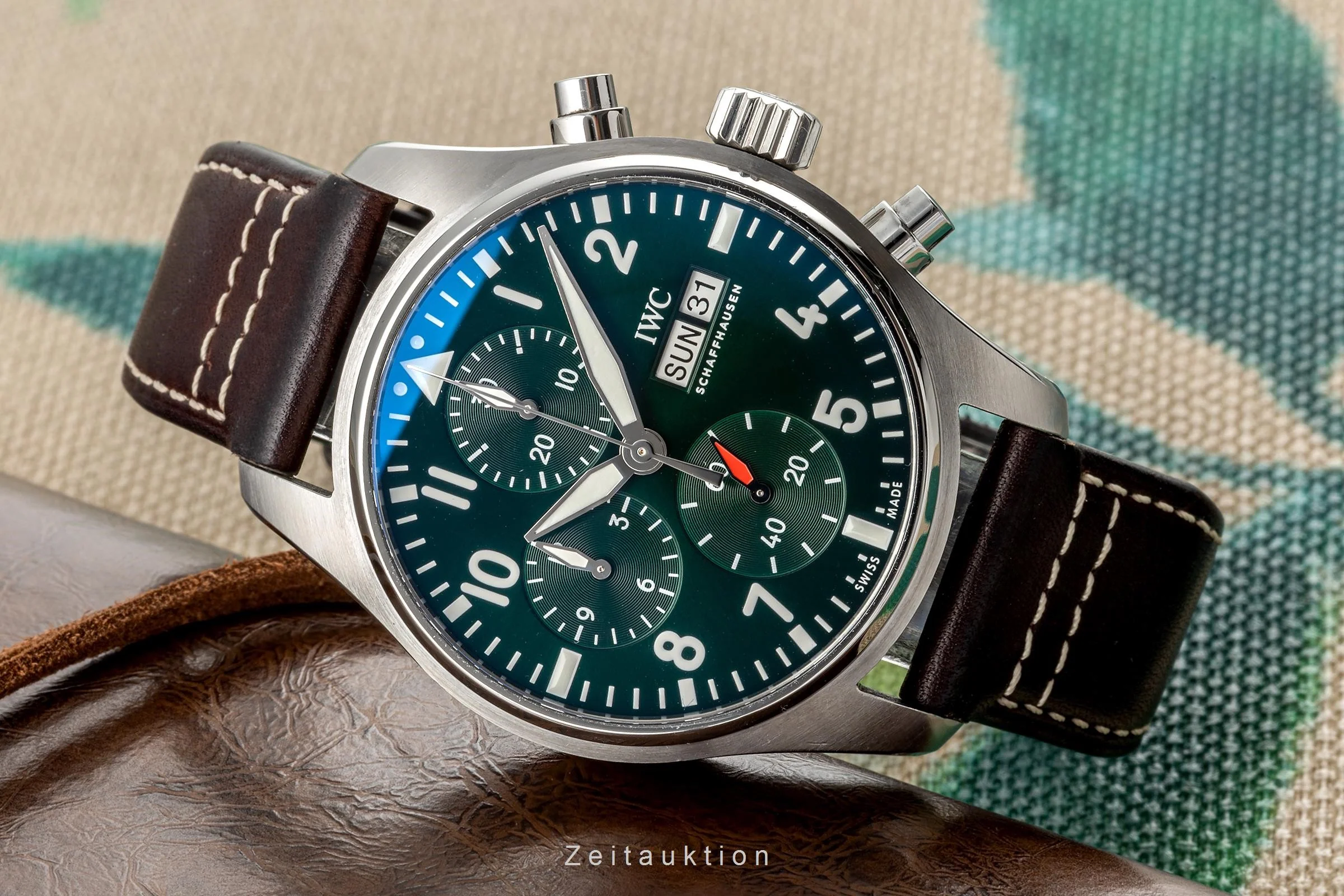 IWC Pilot chronograph steel automatic men's watch IW388103 LP: 8300EUR  [2305269] - Image 2