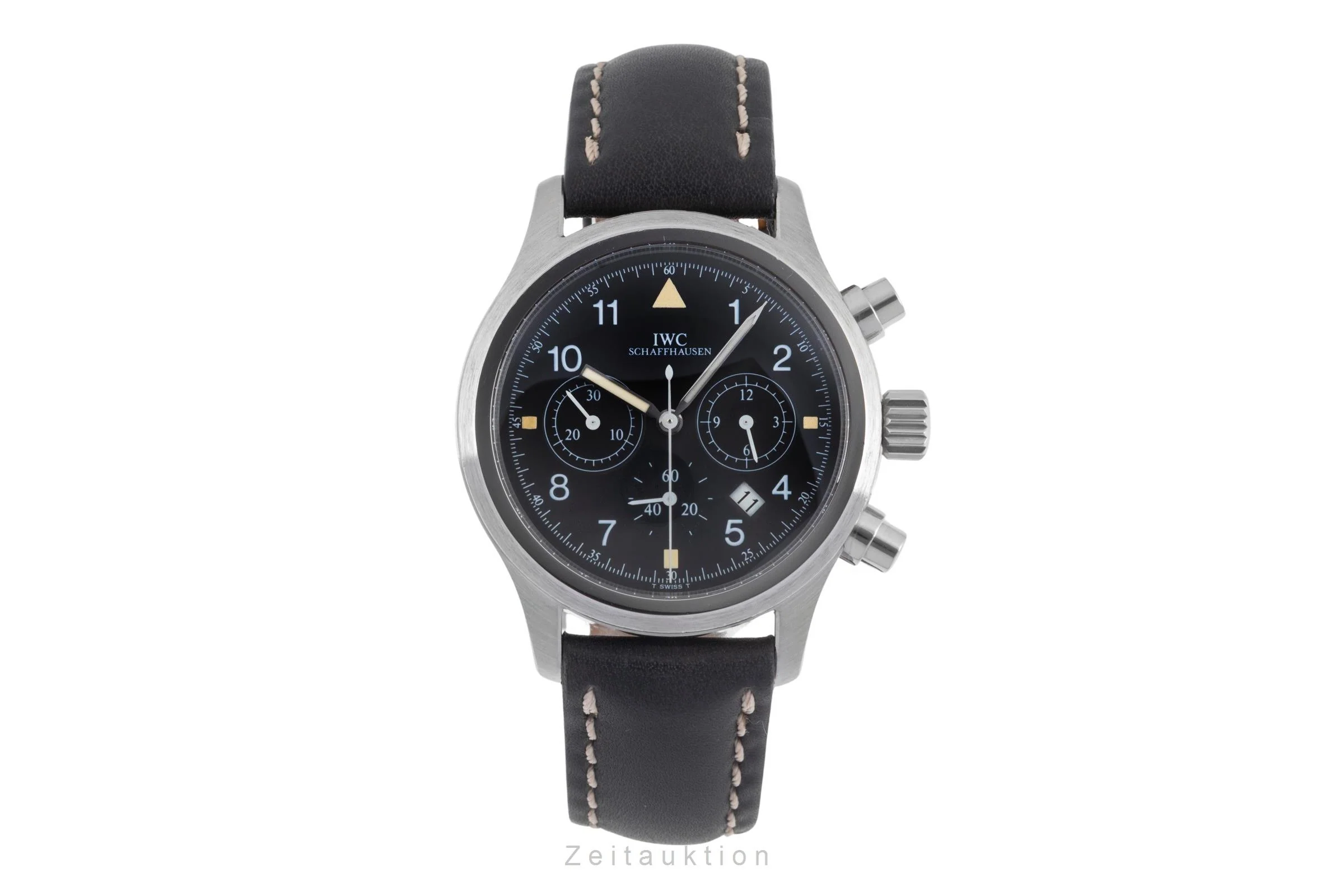 IWC Pilot chronograph steel quartz men's watch IW374101  [2505372] - Image 5