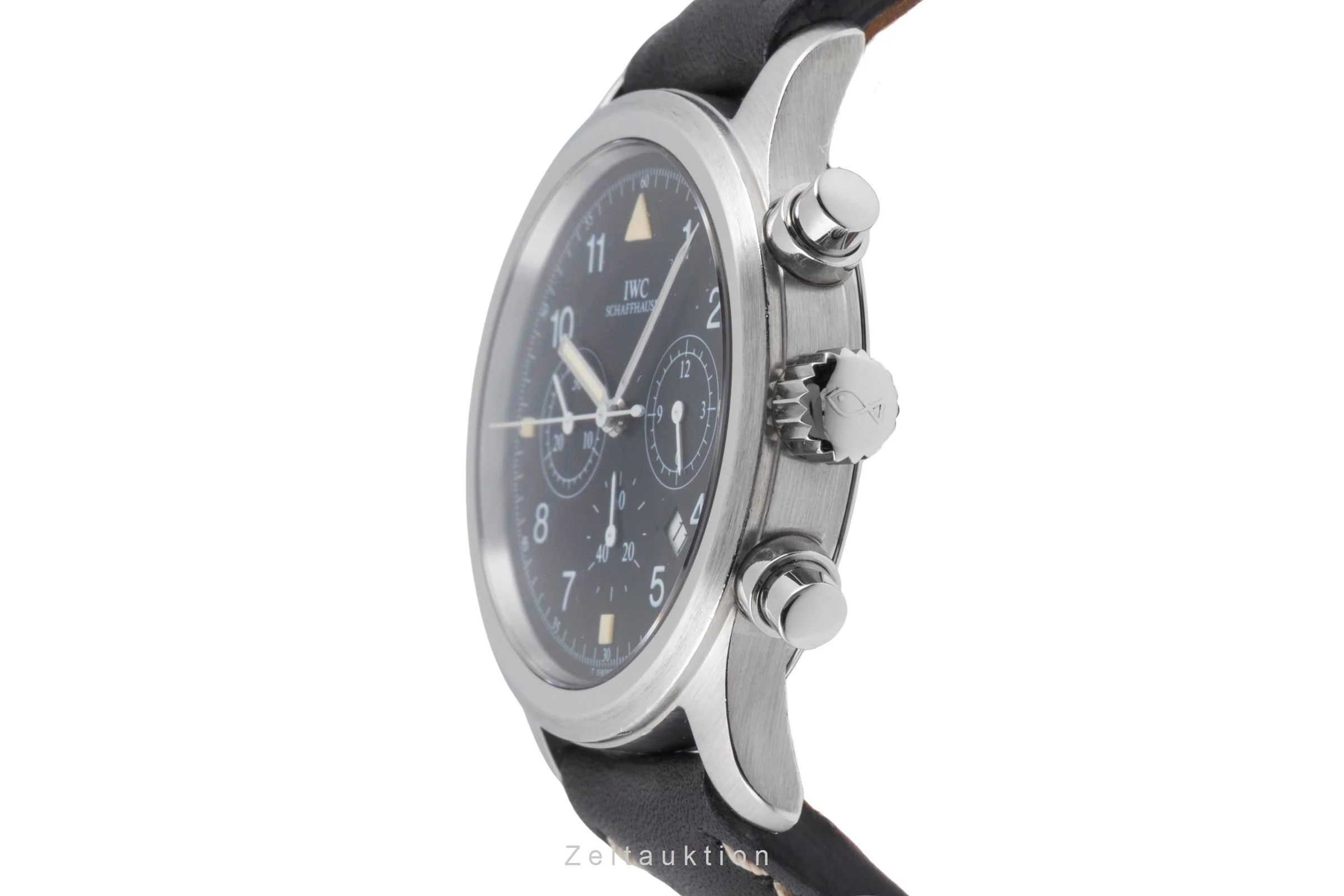 IWC Pilot chronograph steel quartz men's watch IW374101  [2505372] - Image 7