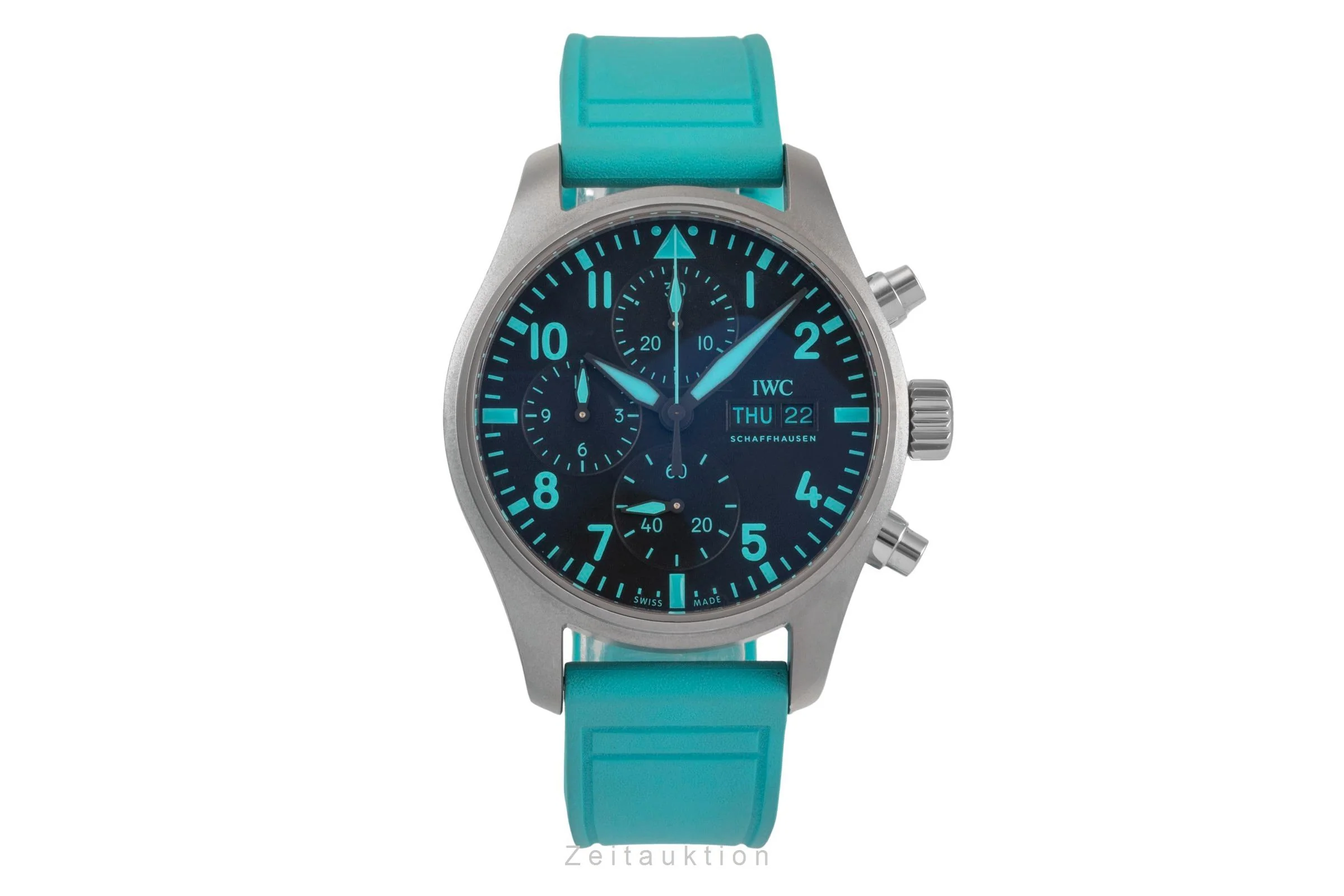 IWC Pilot chronograph titanium automatic men's watch IW388108 LP: 9000EUR  [2504661] - Image 5