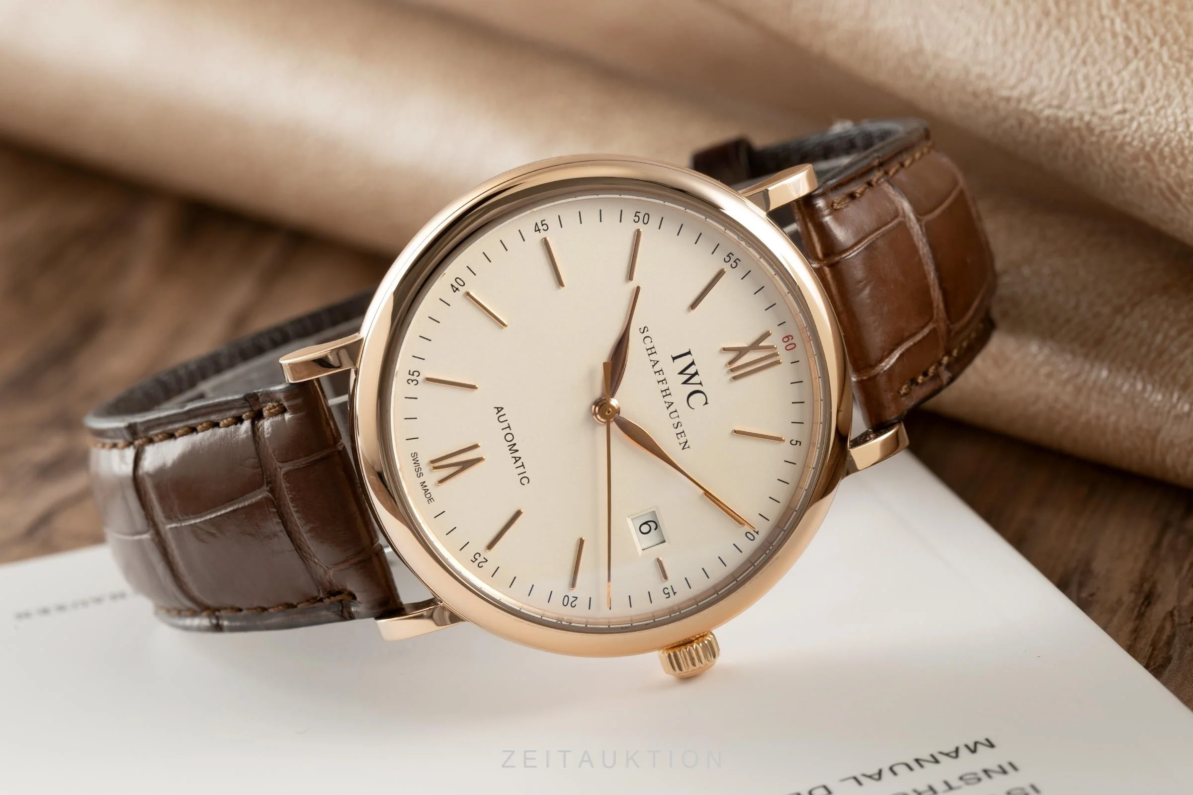 IWC Portofino 18 ct gold automatic men's watch IW356504, 3565 LP: 12300EUR  [2101406] - Image 2