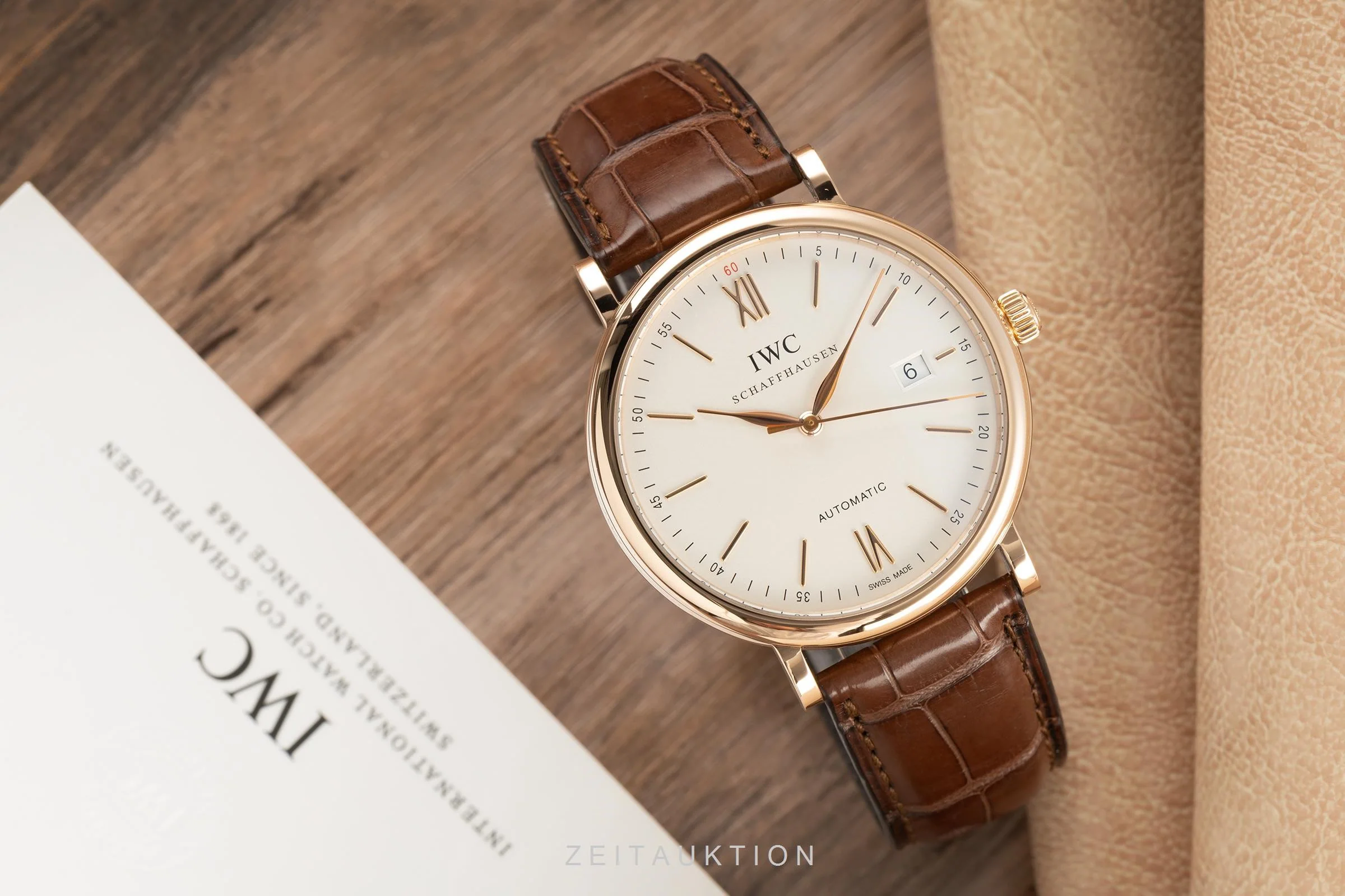 IWC Portofino 18 ct gold automatic men's watch IW356504, 3565 LP: 12300EUR  [2101406] - Image 3