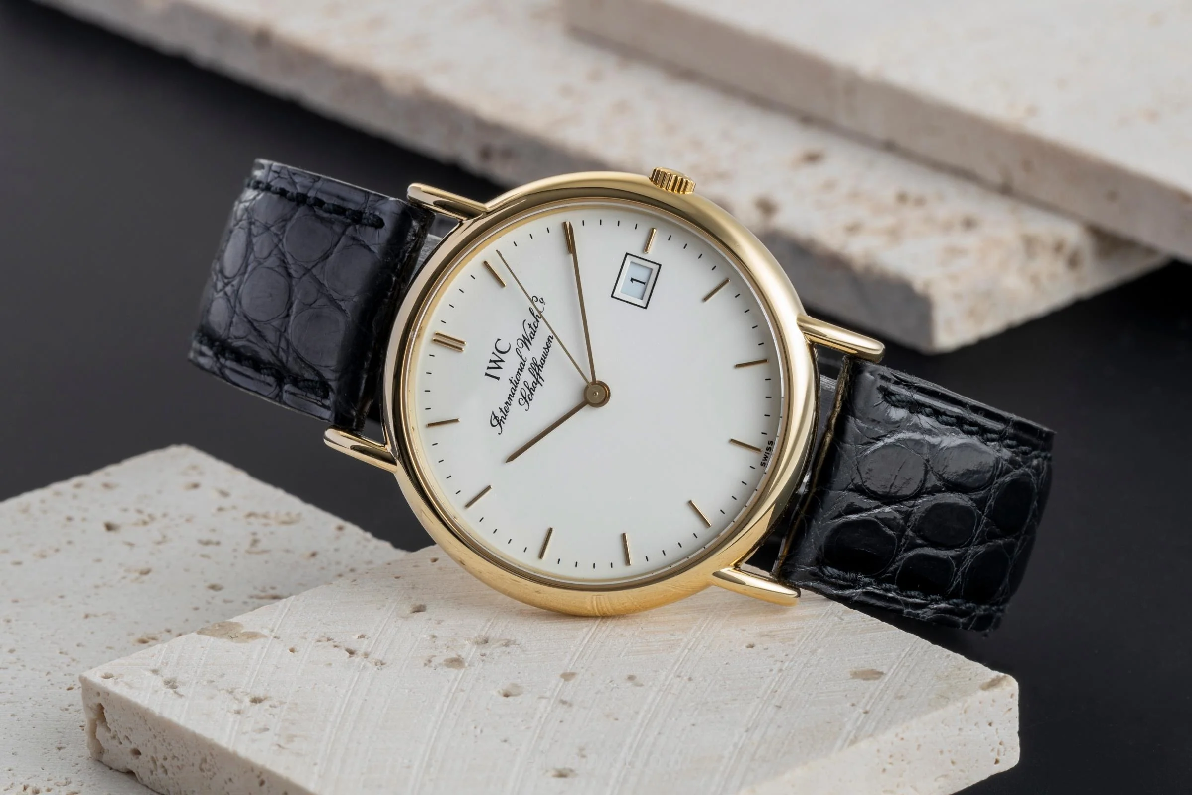IWC Portofino 18 ct gold quartz men's watch IW333103  [2504614] - Image 3