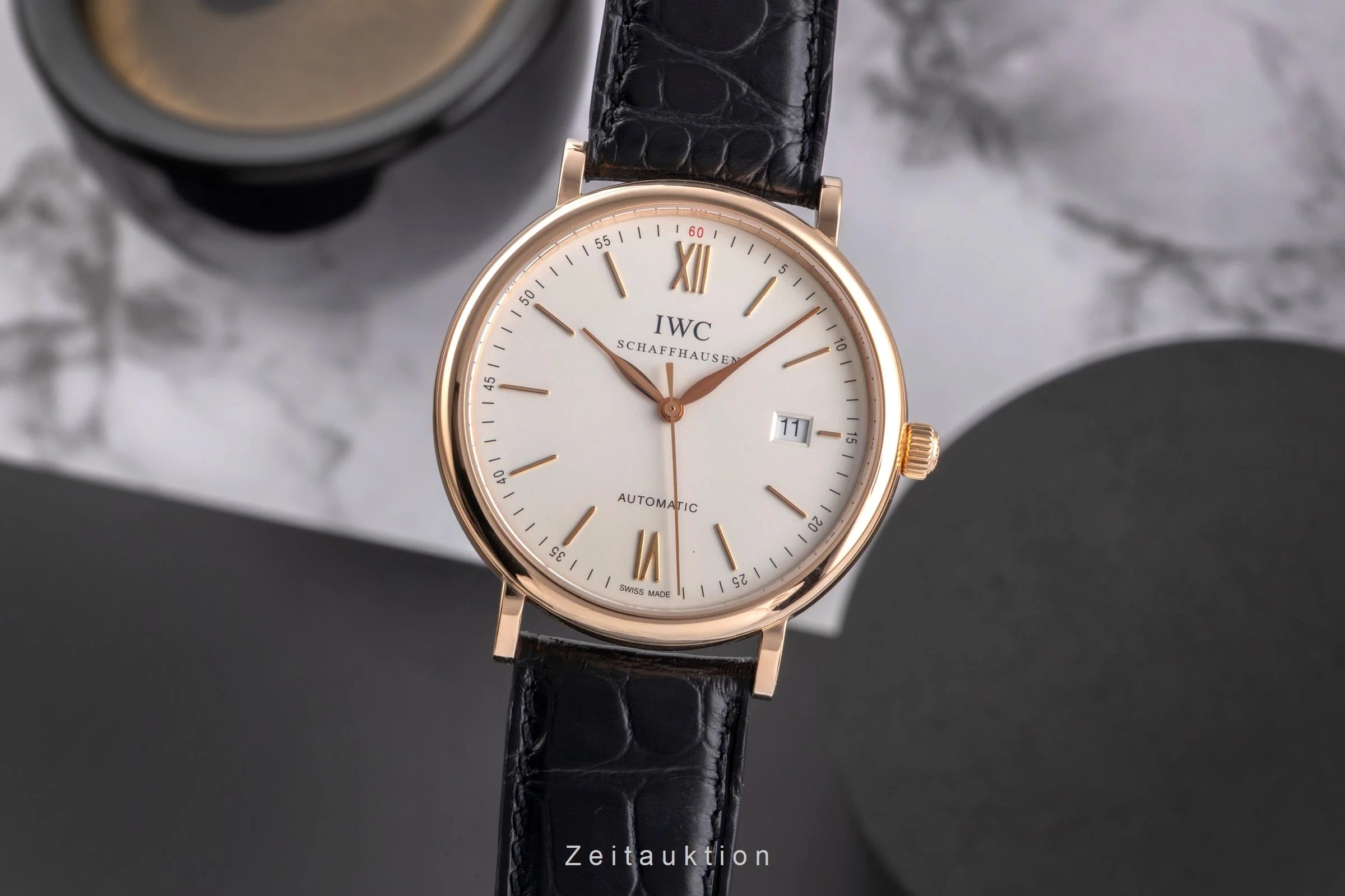 IWC Portofino 18 ct red gold automatic men's watch IW356504 LP: 14400EUR  [2504948] - Image 2
