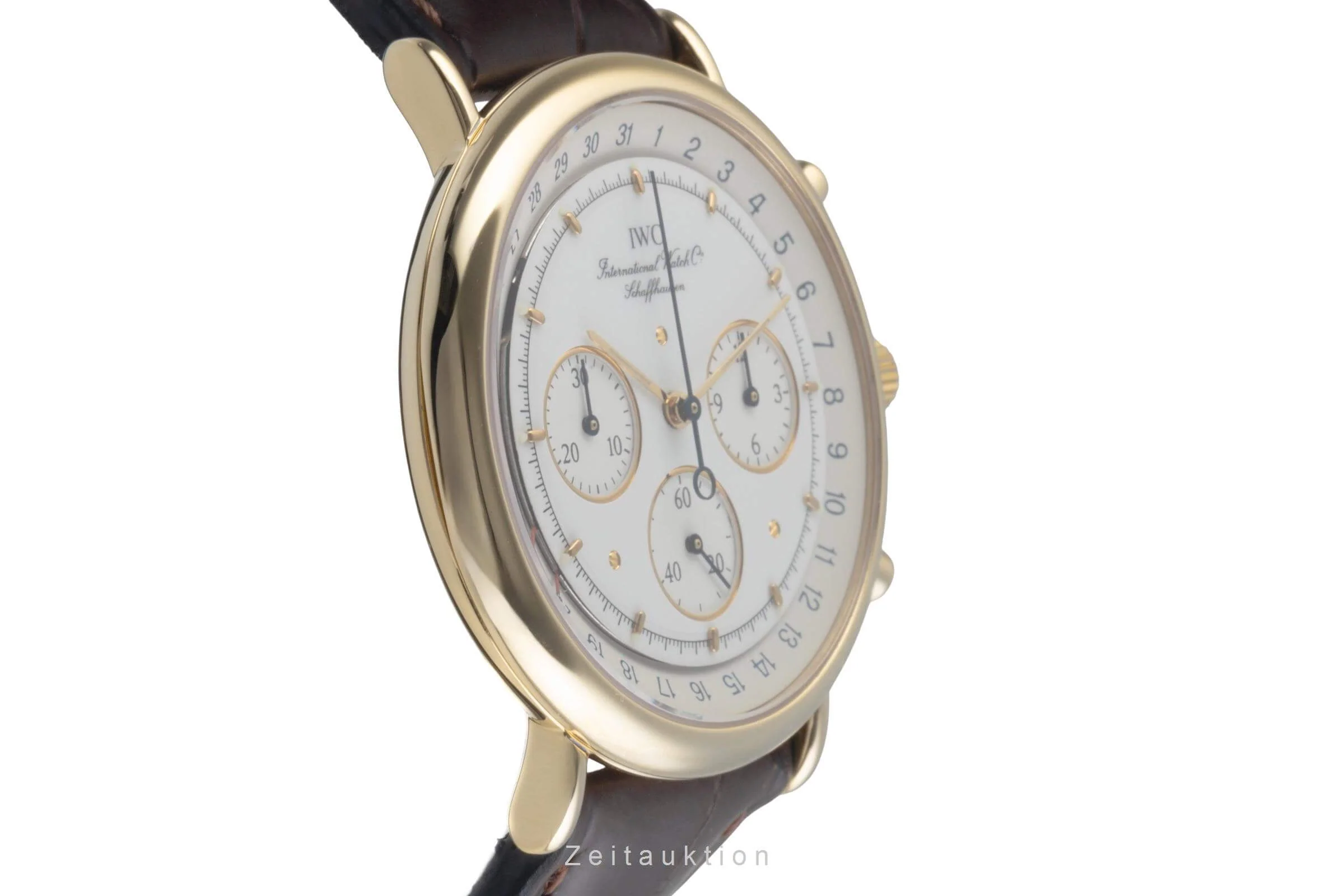 IWC Portofino chronograph 18 ct gold quartz men's watch IW373101  [2501132] - Image 8