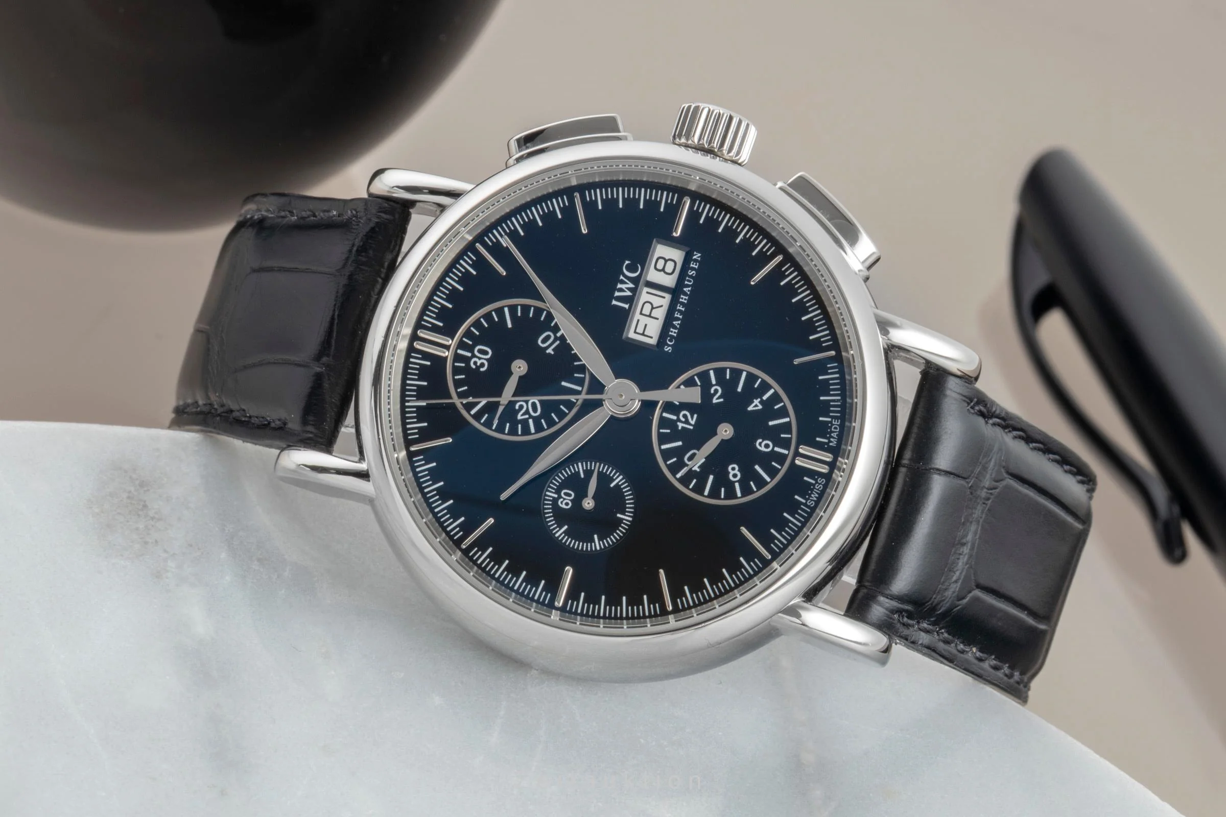 IWC Portofino chronograph steel automatic men's watch IW378303  [2505749] - Image 3