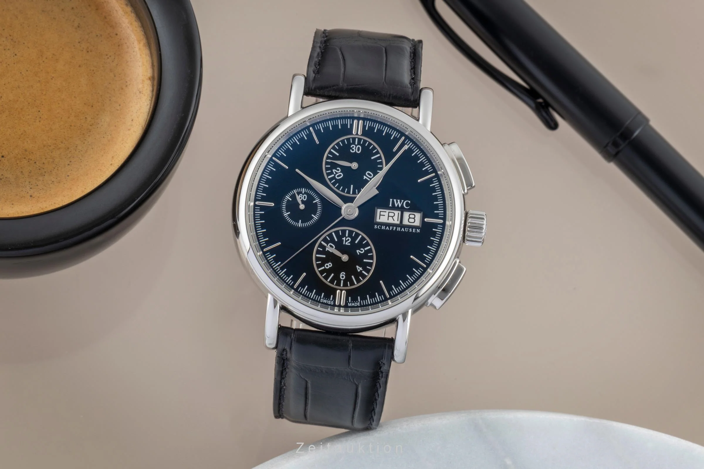 IWC Portofino chronograph steel automatic men's watch IW378303  [2505749] - Image 4