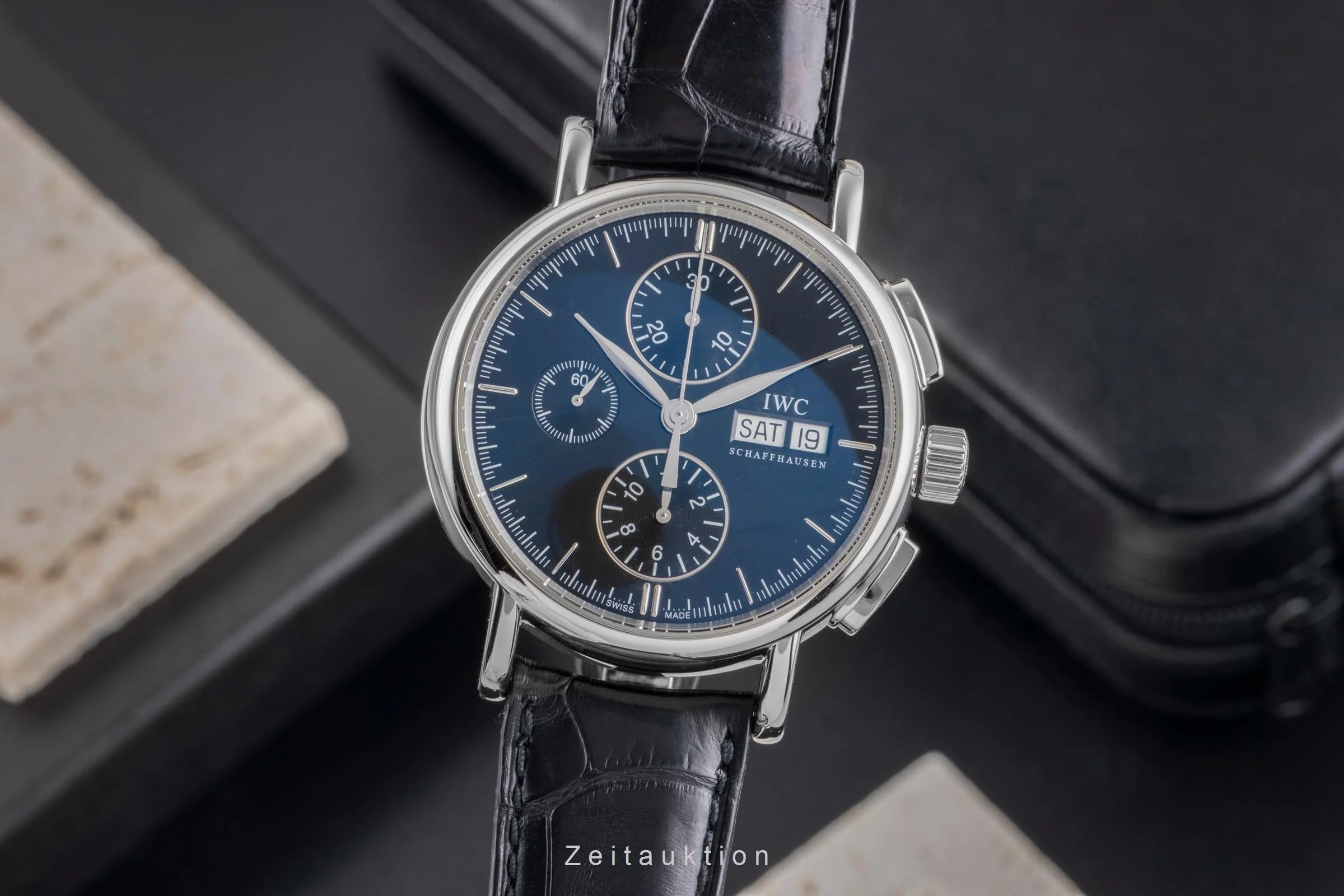 IWC Portofino chronograph steel automatic men's watch IW378303  [2505967] - Image 2