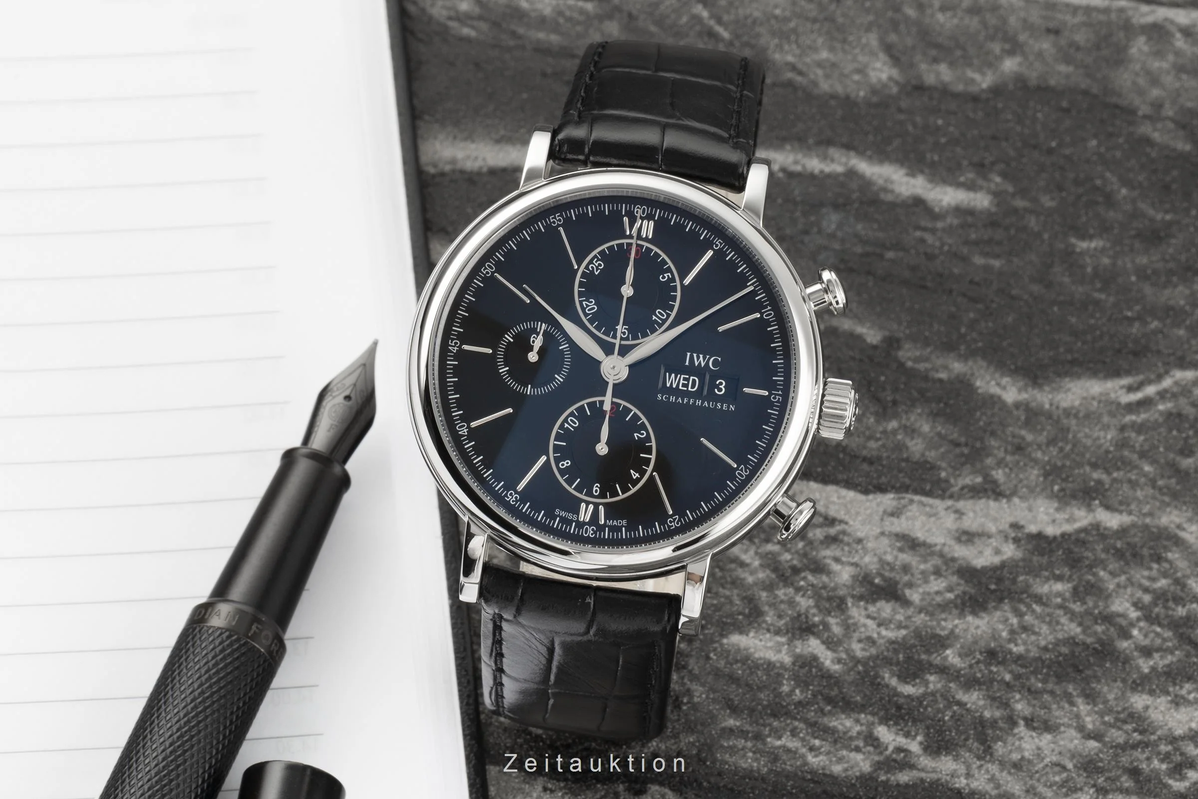 IWC Portofino chronograph steel automatic men's watch IW3910 LP: 7100EUR  [2205292] - Image 3
