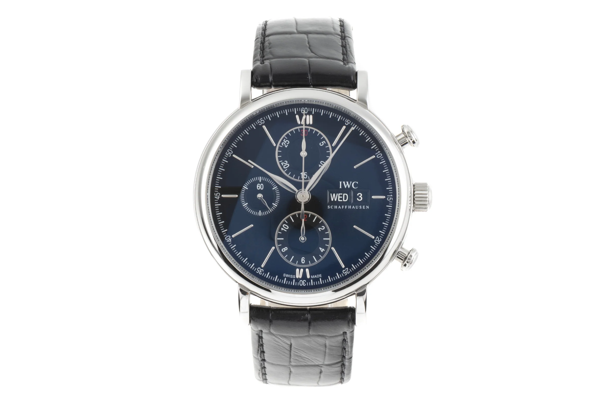 IWC Portofino chronograph steel automatic men's watch IW3910 LP: 7100EUR  [2205292] - Image 4