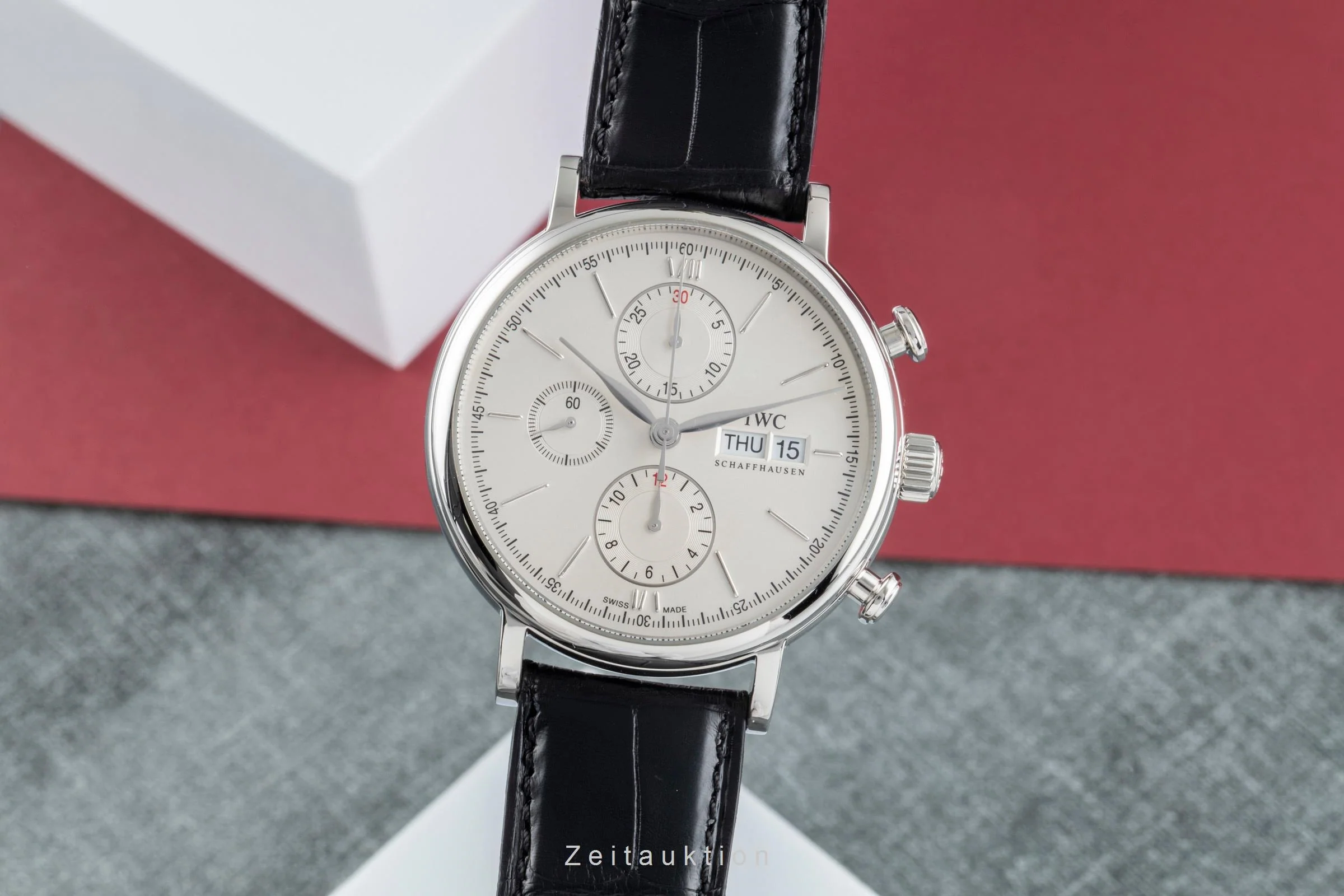 IWC Portofino chronograph steel automatic men's watch IW391001 LP: 7100EUR  [2505208] - Image 2