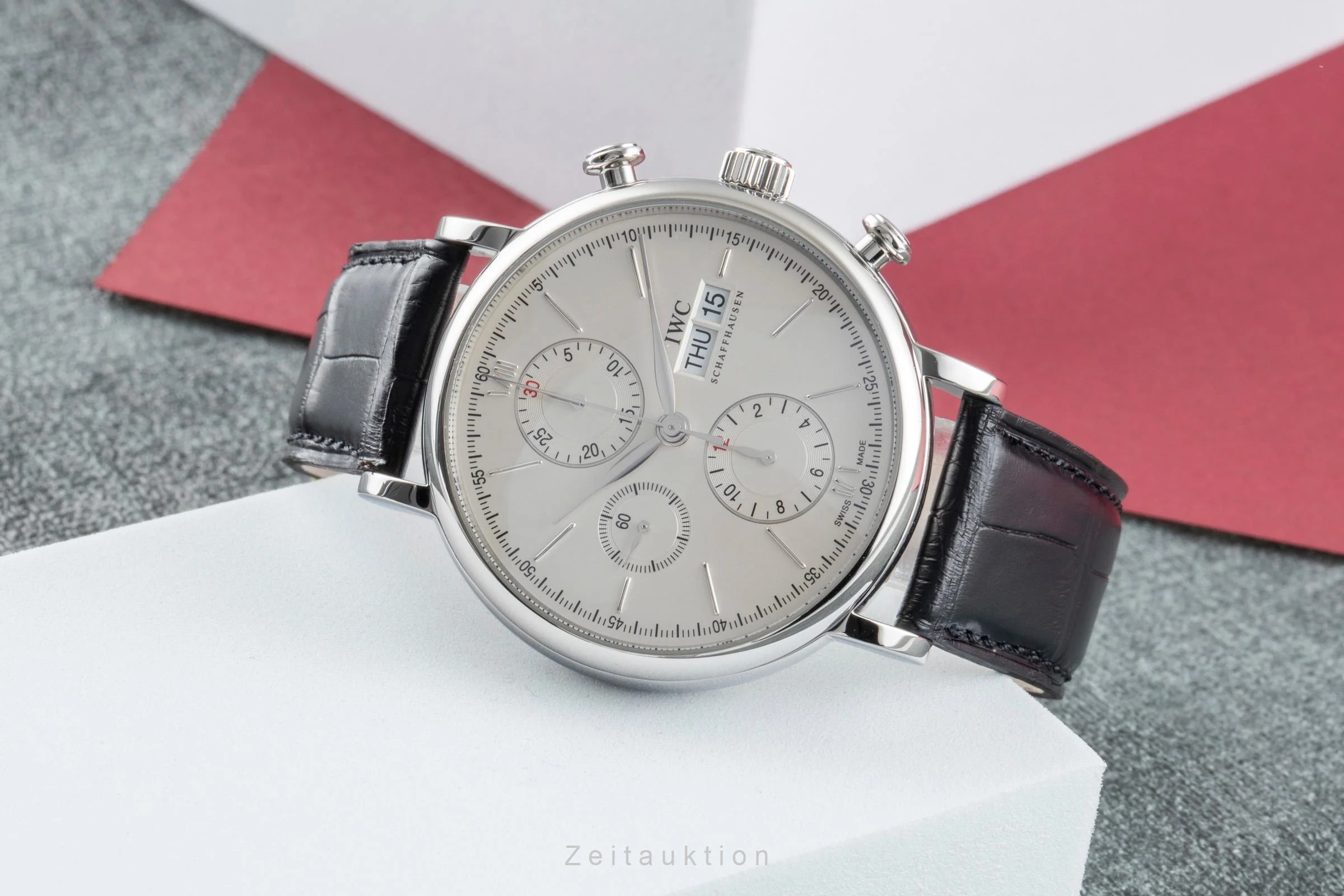 IWC Portofino chronograph steel automatic men's watch IW391001 LP: 7100EUR  [2505208] - Image 3