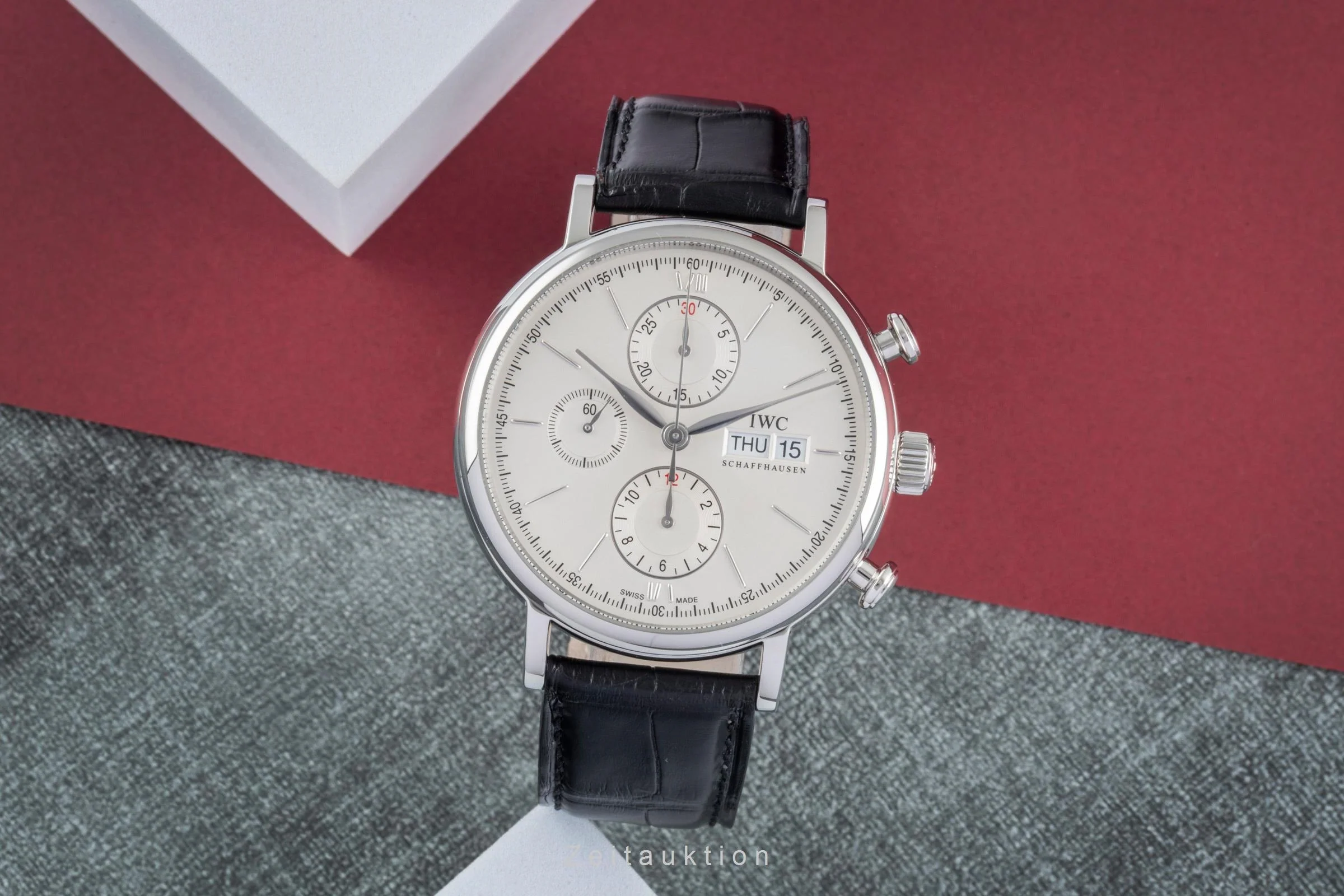 IWC Portofino chronograph steel automatic men's watch IW391001 LP: 7100EUR  [2505208] - Image 4