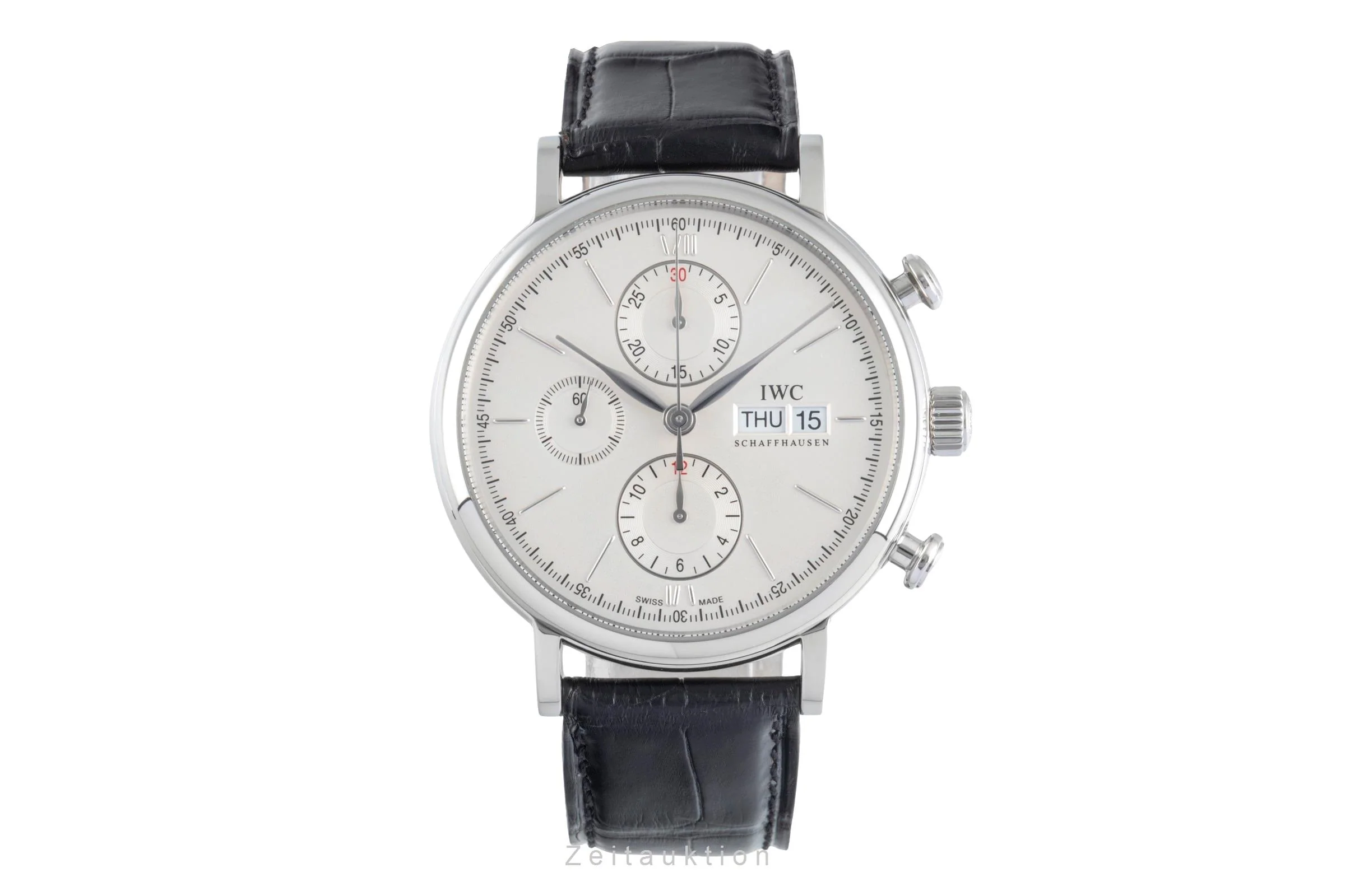 IWC Portofino chronograph steel automatic men's watch IW391001 LP: 7100EUR  [2505208] - Image 5