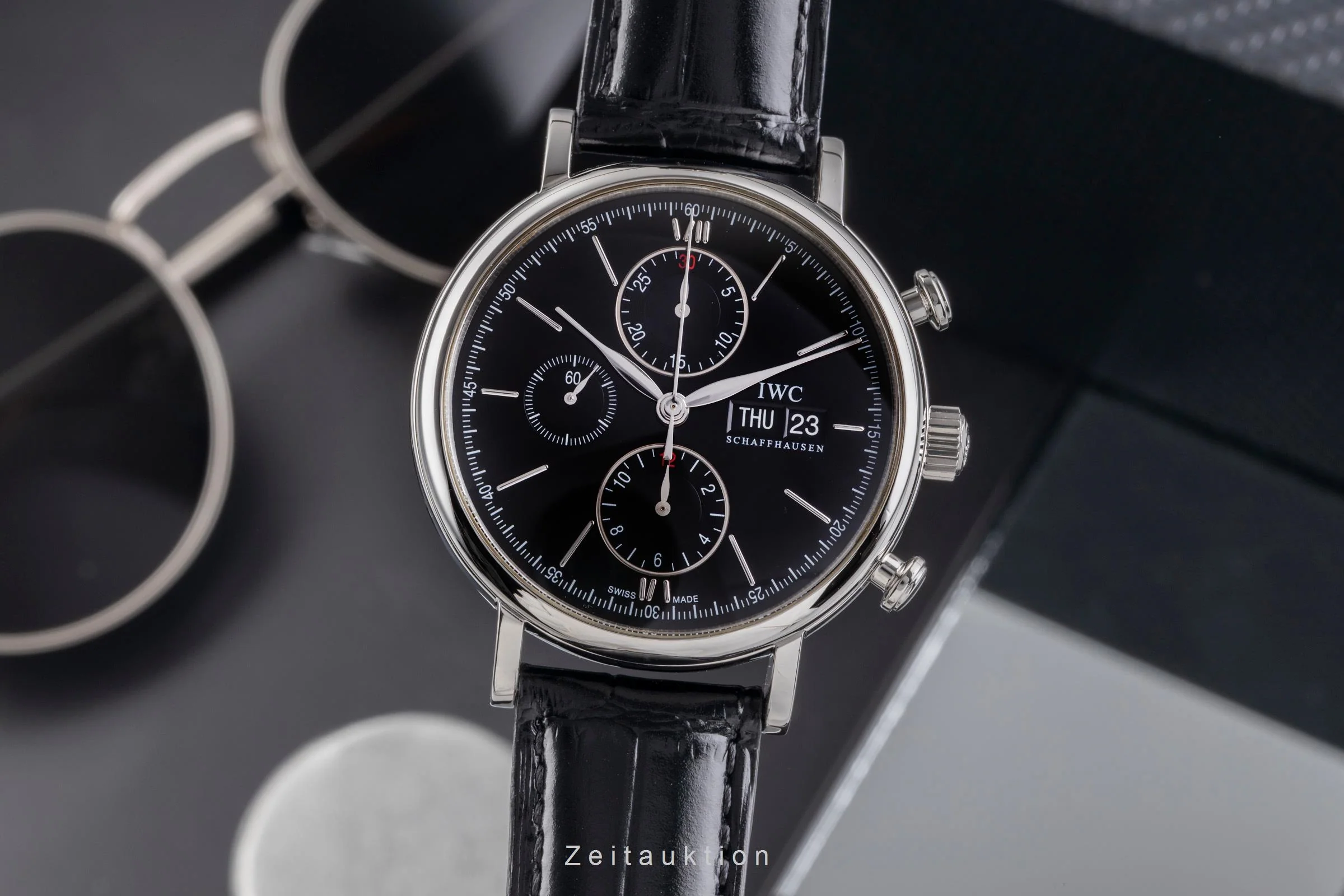IWC Portofino chronograph steel automatic men's watch IW391002  [2504579] - Image 2