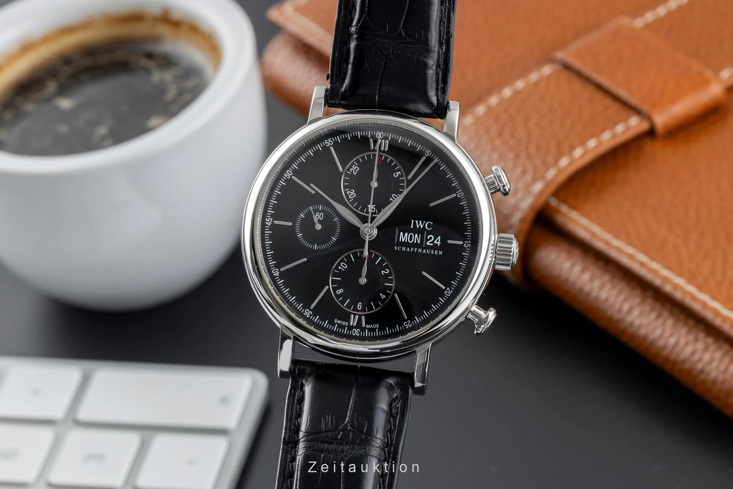 IWC Portofino chronograph steel automatic men's watch IW391002 LP: 7100EUR  [2505365] - Image 2