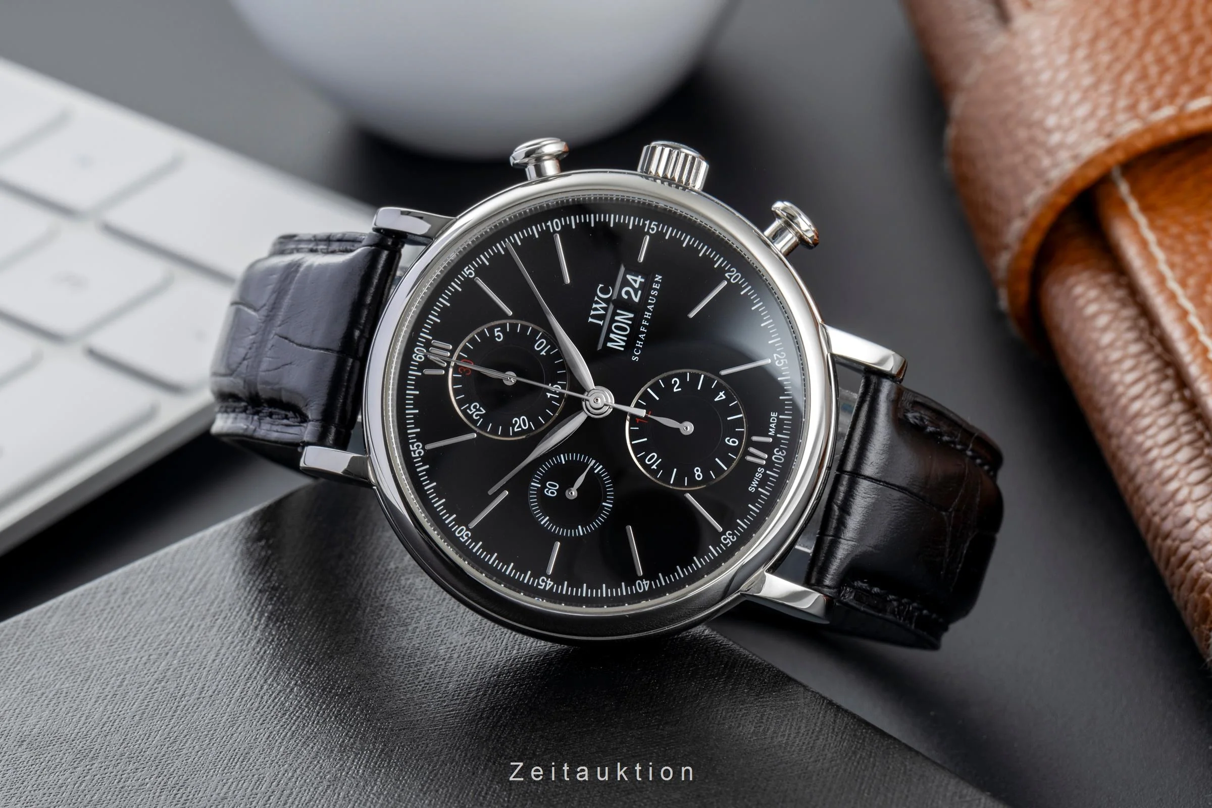 IWC Portofino chronograph steel automatic men's watch IW391002 LP: 7100EUR  [2505365] - Image 3