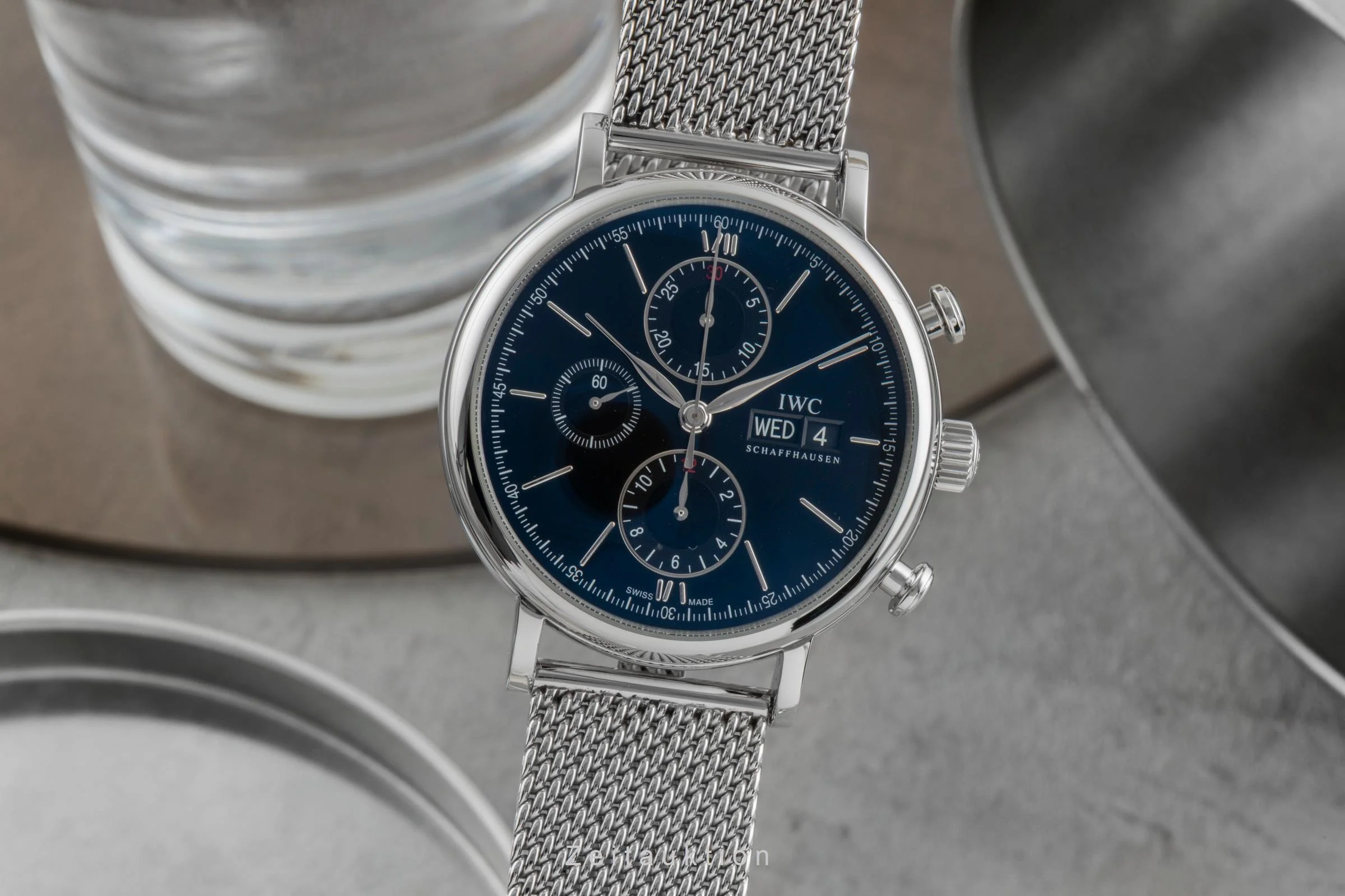 IWC Portofino chronograph steel automatic men's watch IW391006  [2505983] - Image 2