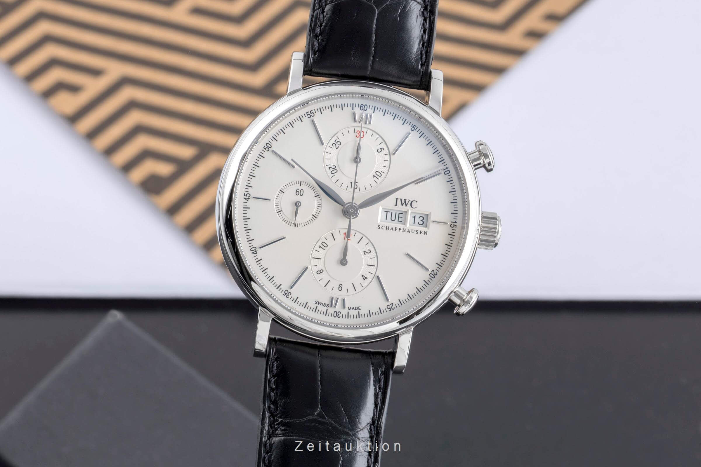 IWC Portofino chronograph steel automatic men's watch IW391007 LP: 7100EUR  [2502028] - Image 2