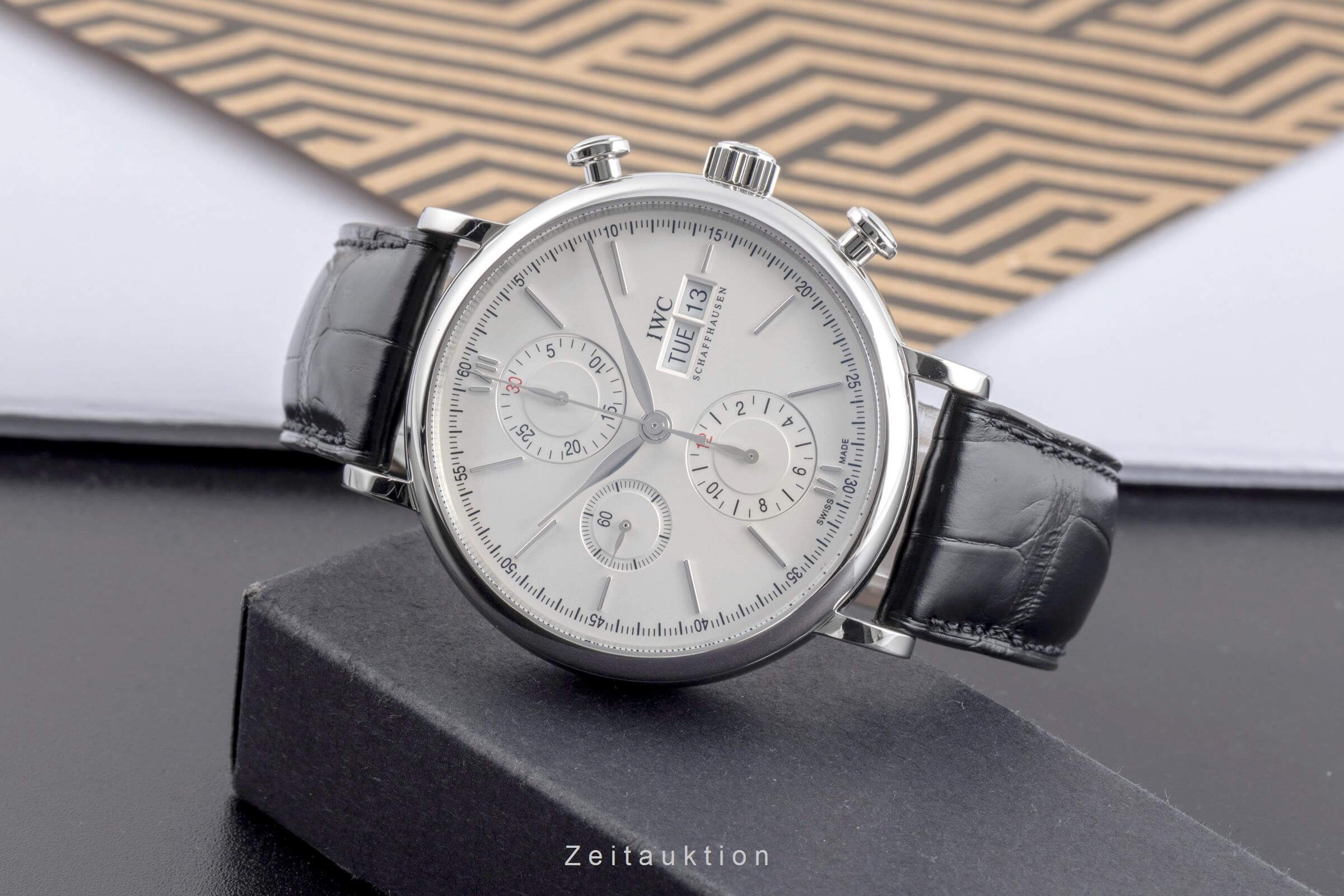 IWC Portofino chronograph steel automatic men's watch IW391007 LP: 7100EUR  [2502028] - Image 3