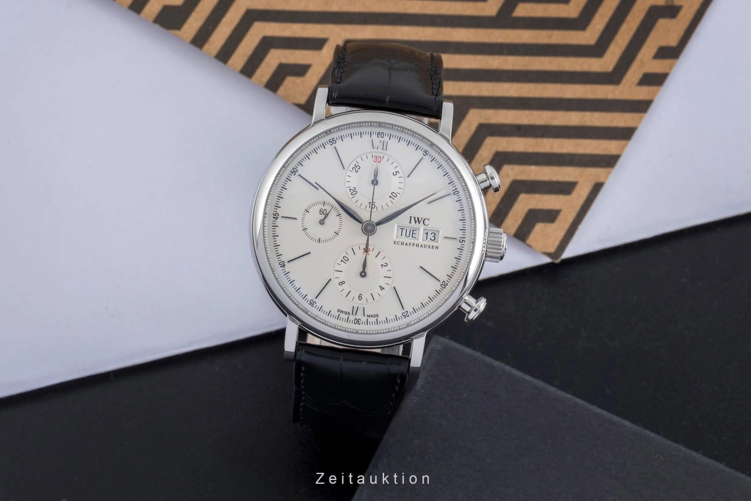 IWC Portofino chronograph steel automatic men's watch IW391007 LP: 7100EUR  [2502028] - Image 4