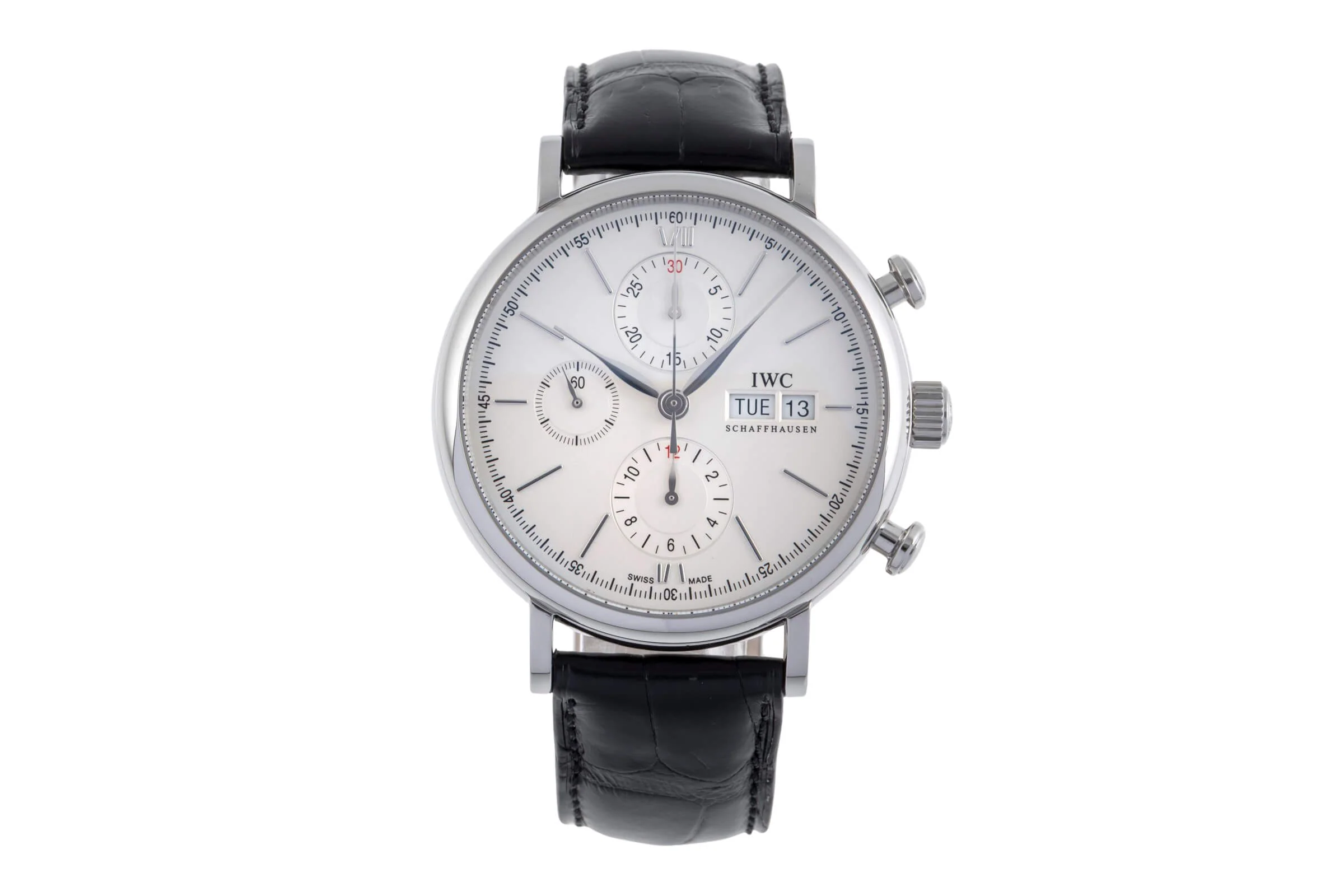 IWC Portofino chronograph steel automatic men's watch IW391007 LP: 7100EUR  [2502028] - Image 5