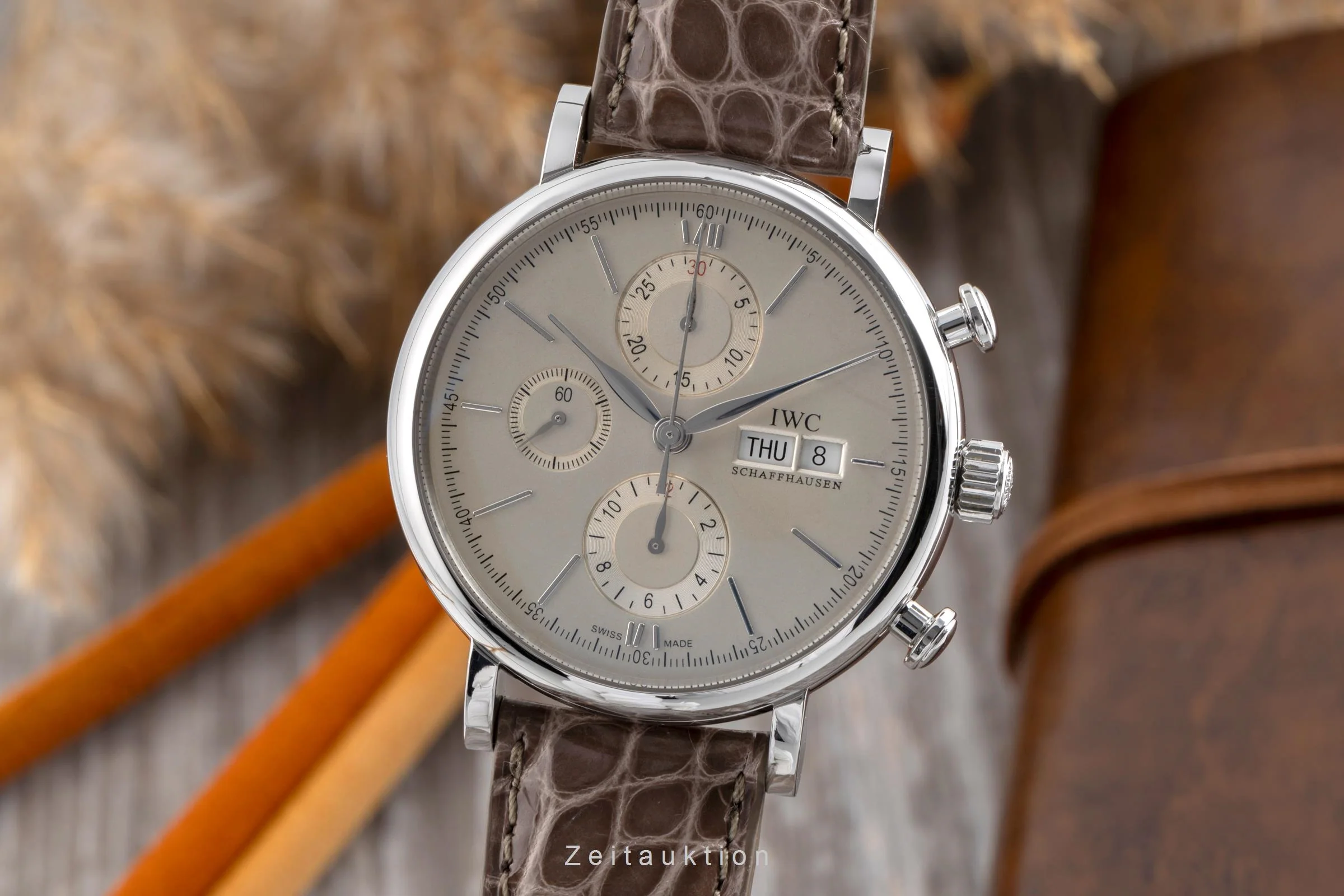 IWC Portofino chronograph steel automatic men's watch IW391007 LP: 7100EUR  [2502752] - Image 2